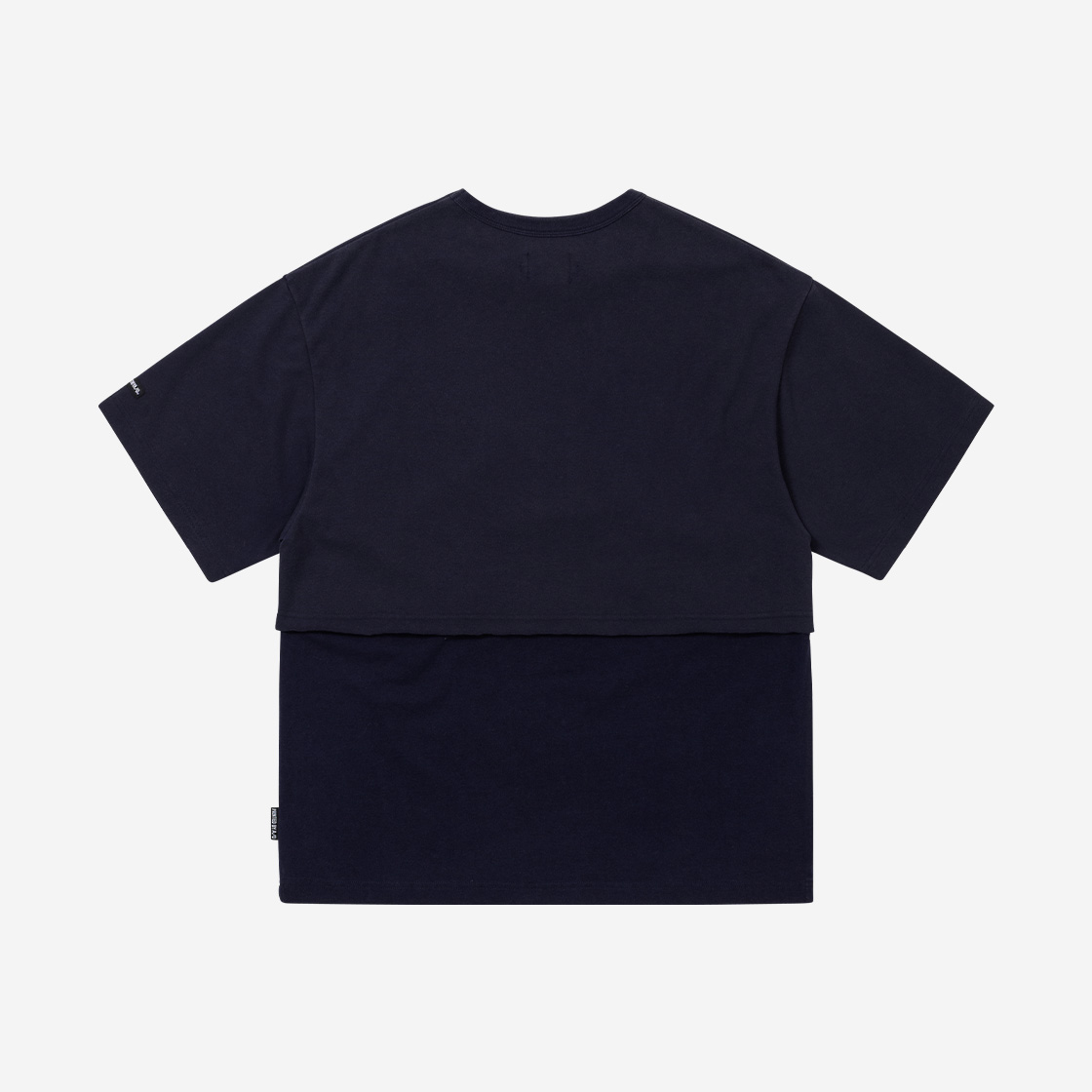 아조바이아조 PBA 아치 로고 워시드 레이어드 티셔츠 네이비(Ajobyajo PBA Arch Logo Washed Layered T-Shirt Navy) - 2