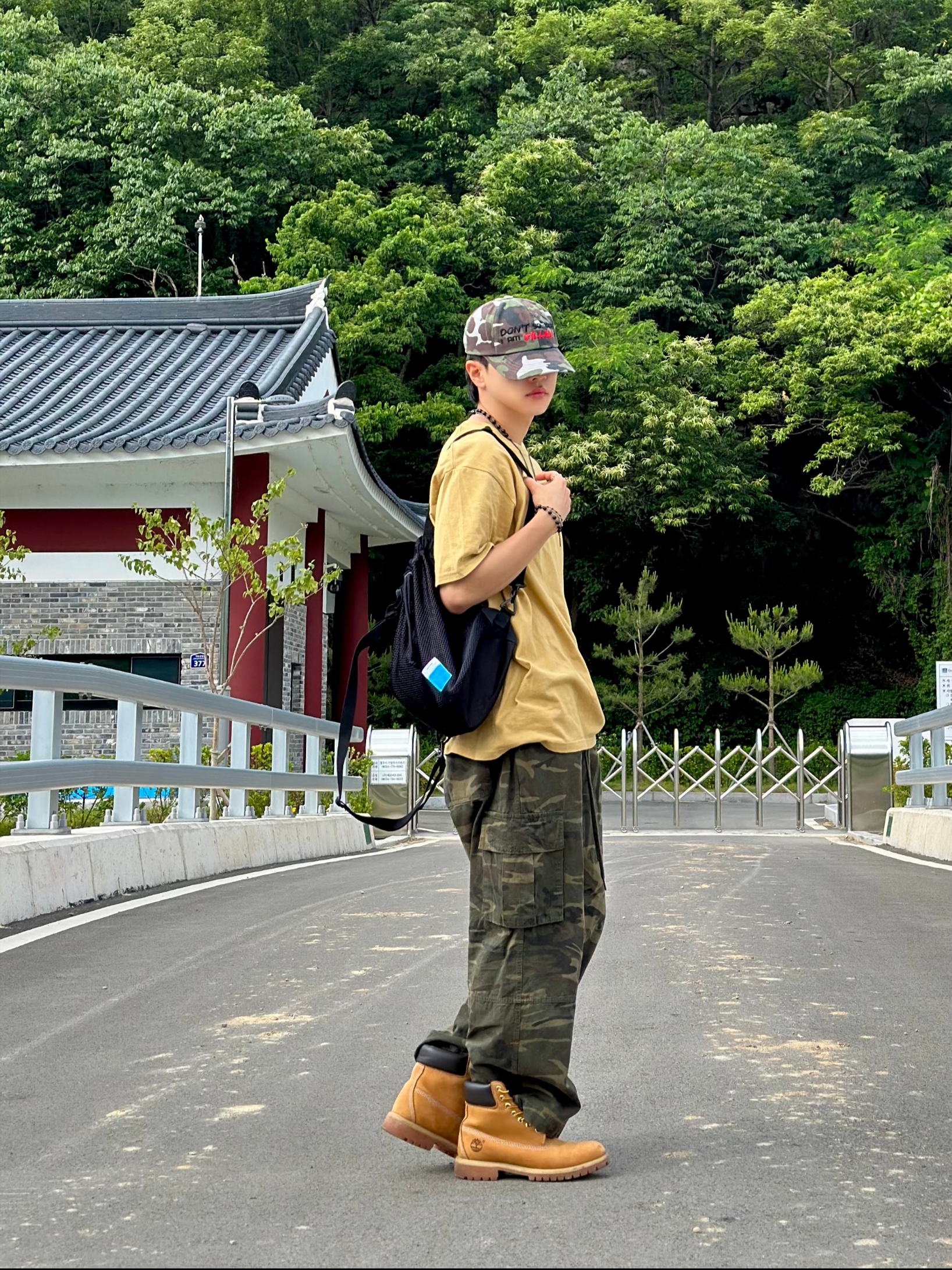 Timberland Premium 6 inch Waterproof Boot Wheat Nubuck - Wide 착용 스타일 - 2