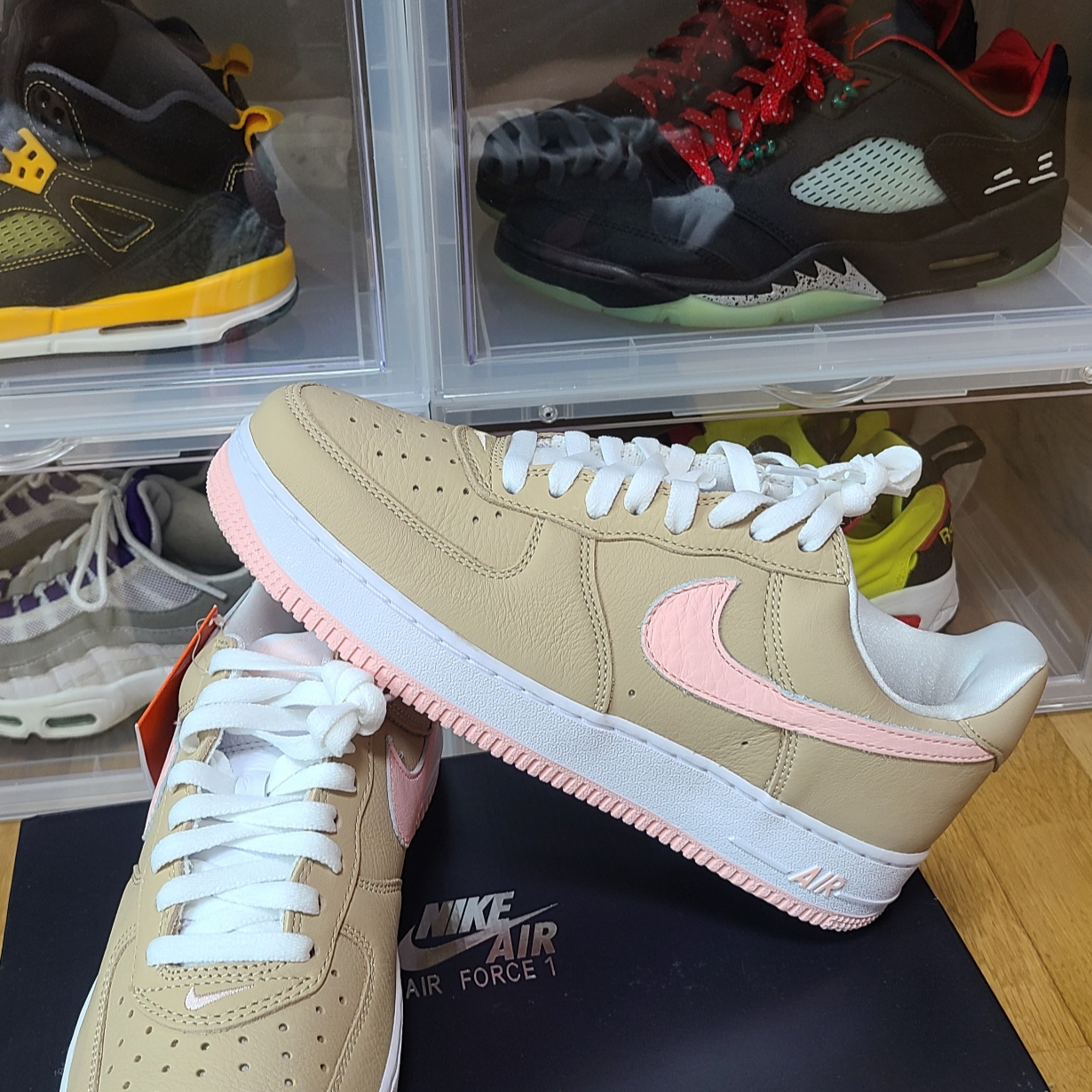 Nike Air Force 1 Low Linen 2024 착용 스타일 - 2