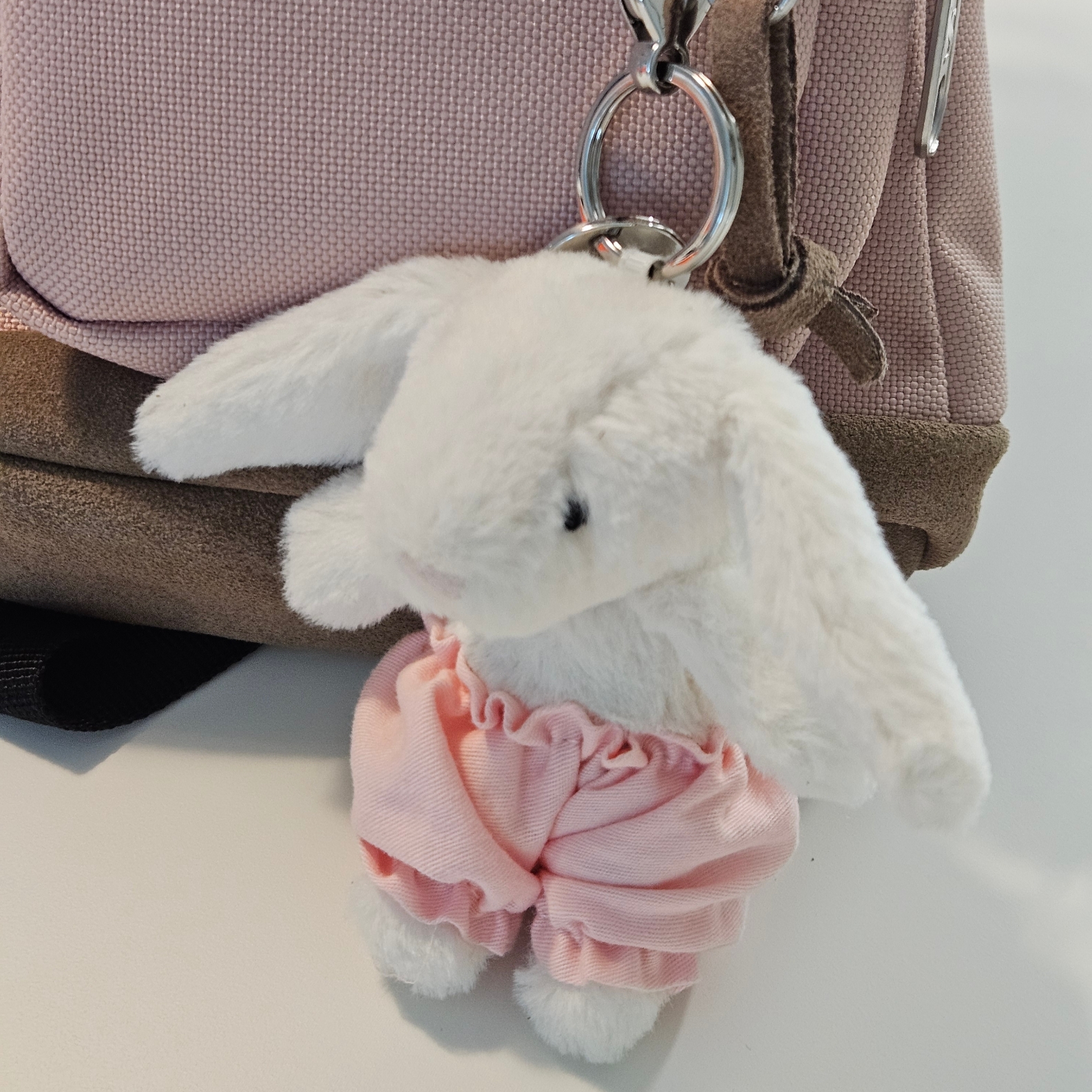 Jansport Right Pack Mini Misty Rose 착용 스타일 - 2