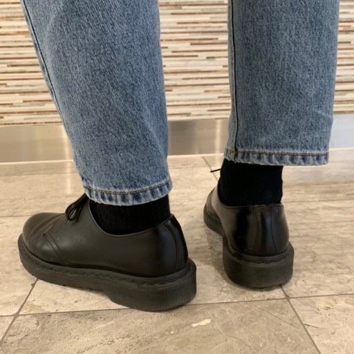 Dr. Martens 1461 Mono Black 착용 스타일