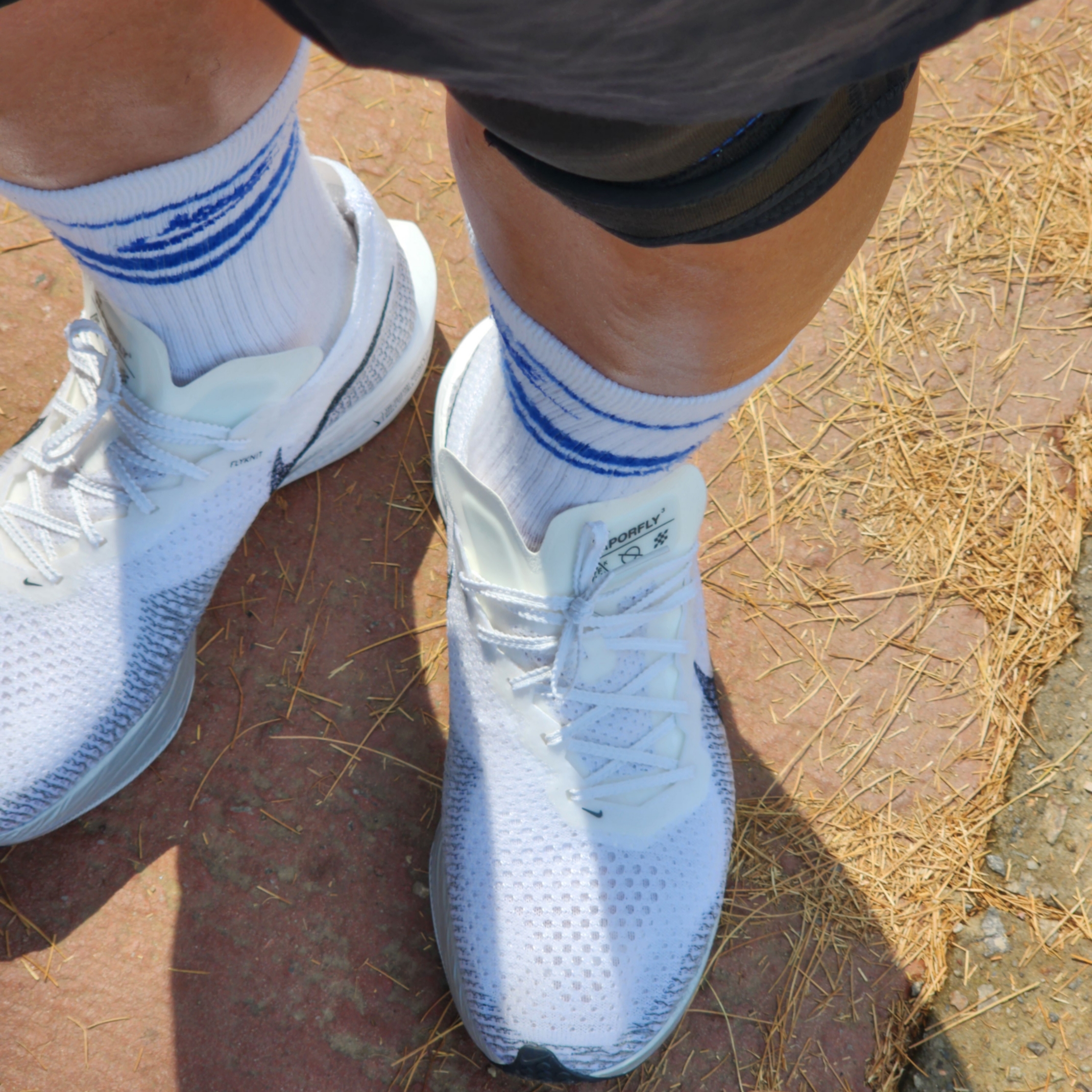Nike ZoomX Vaporfly Next% 3 White Grey 착용 스타일