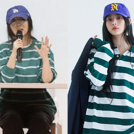 NewJeans x The Power Puff Girls Metal Keyring Minji 착용 스타일 - 2