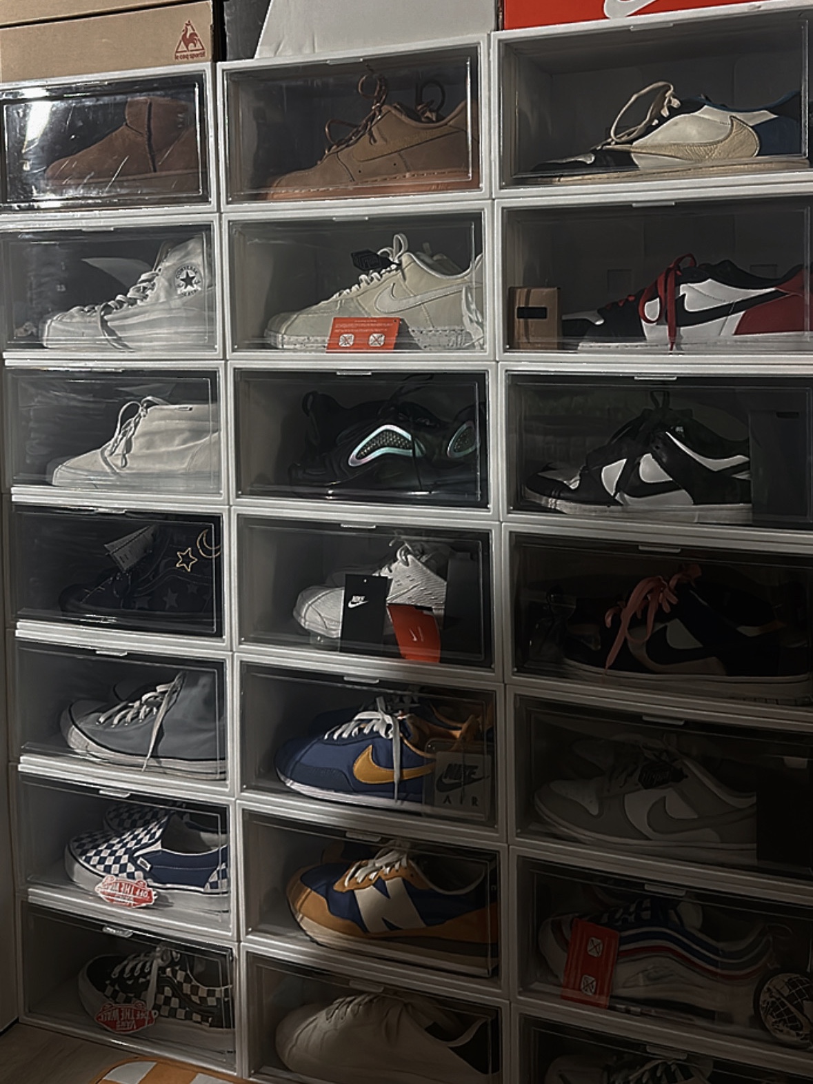 Adidas German Adicolor Classic 3-Stripes T-Shirt Off White - KR Sizing, Jordan 1 x Travis Scott x Fragment Retro Low OG SP Military Blue 착용 스타일 - 2