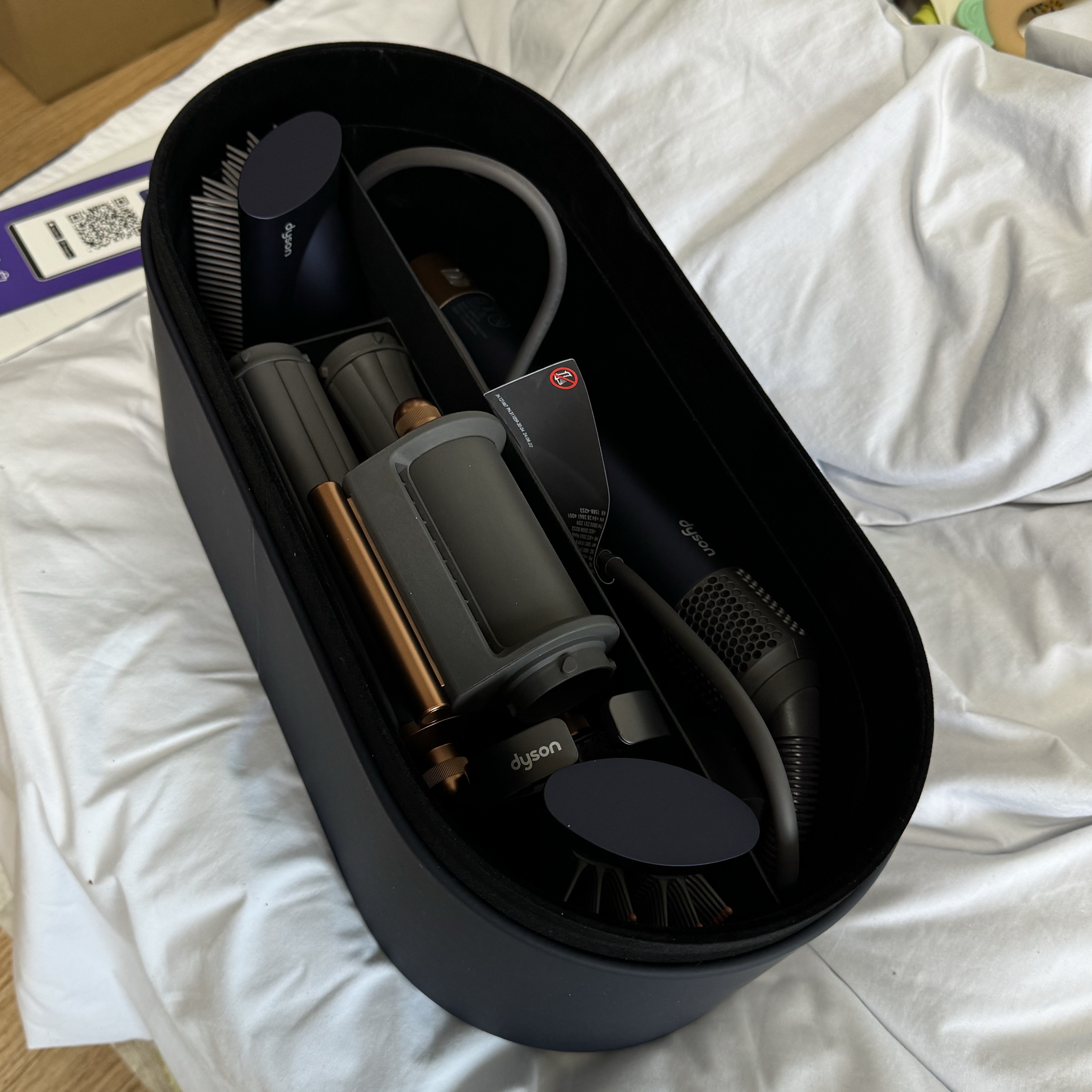 Dyson Airwrap Multi Styler Complete Long Blue Copper (Korean Ver.) 착용 스타일