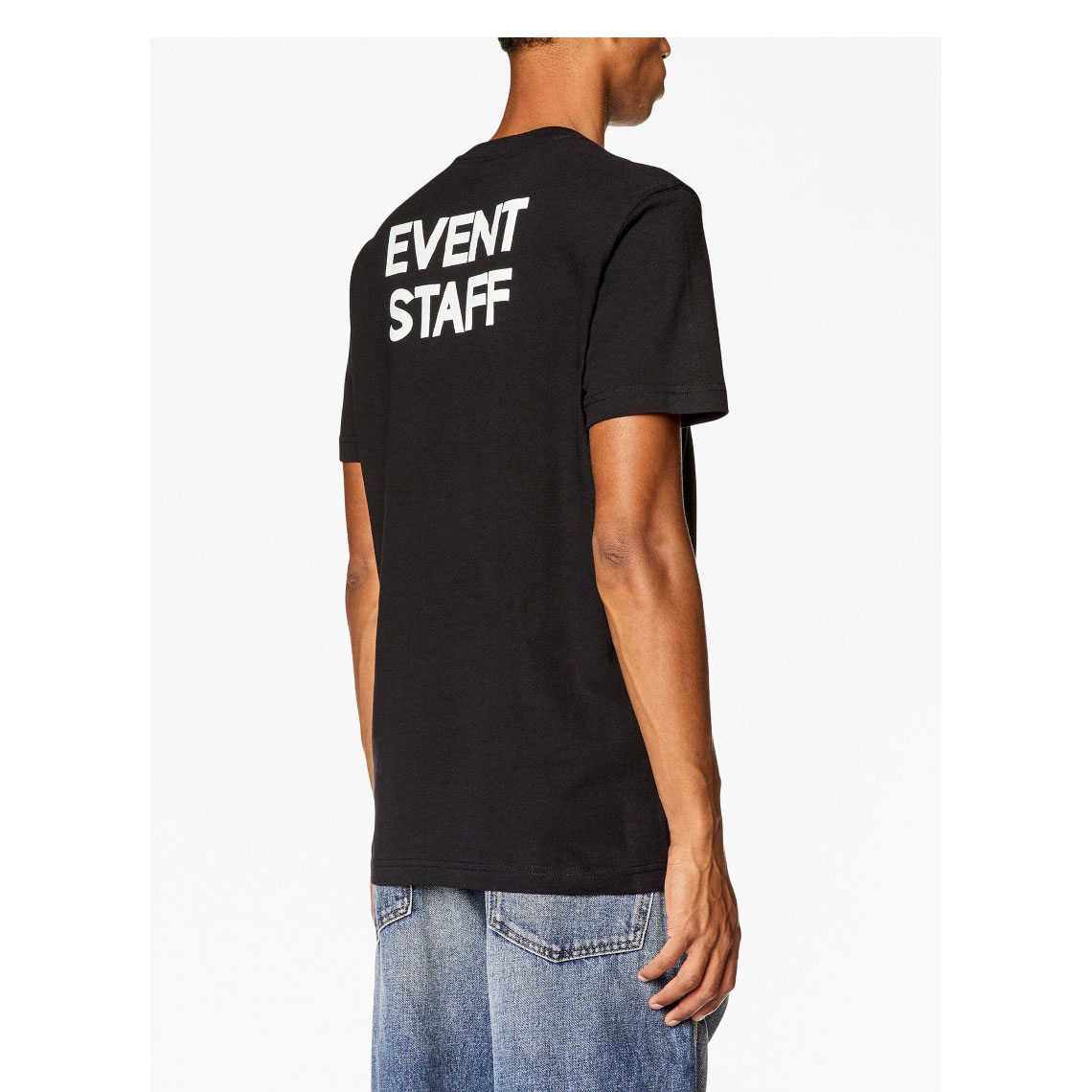 Diesel T-Diegor-L10 T-Shirt Black, Diesel T-Diegor-L10 T-Shirt White 착용 스타일 - 3
