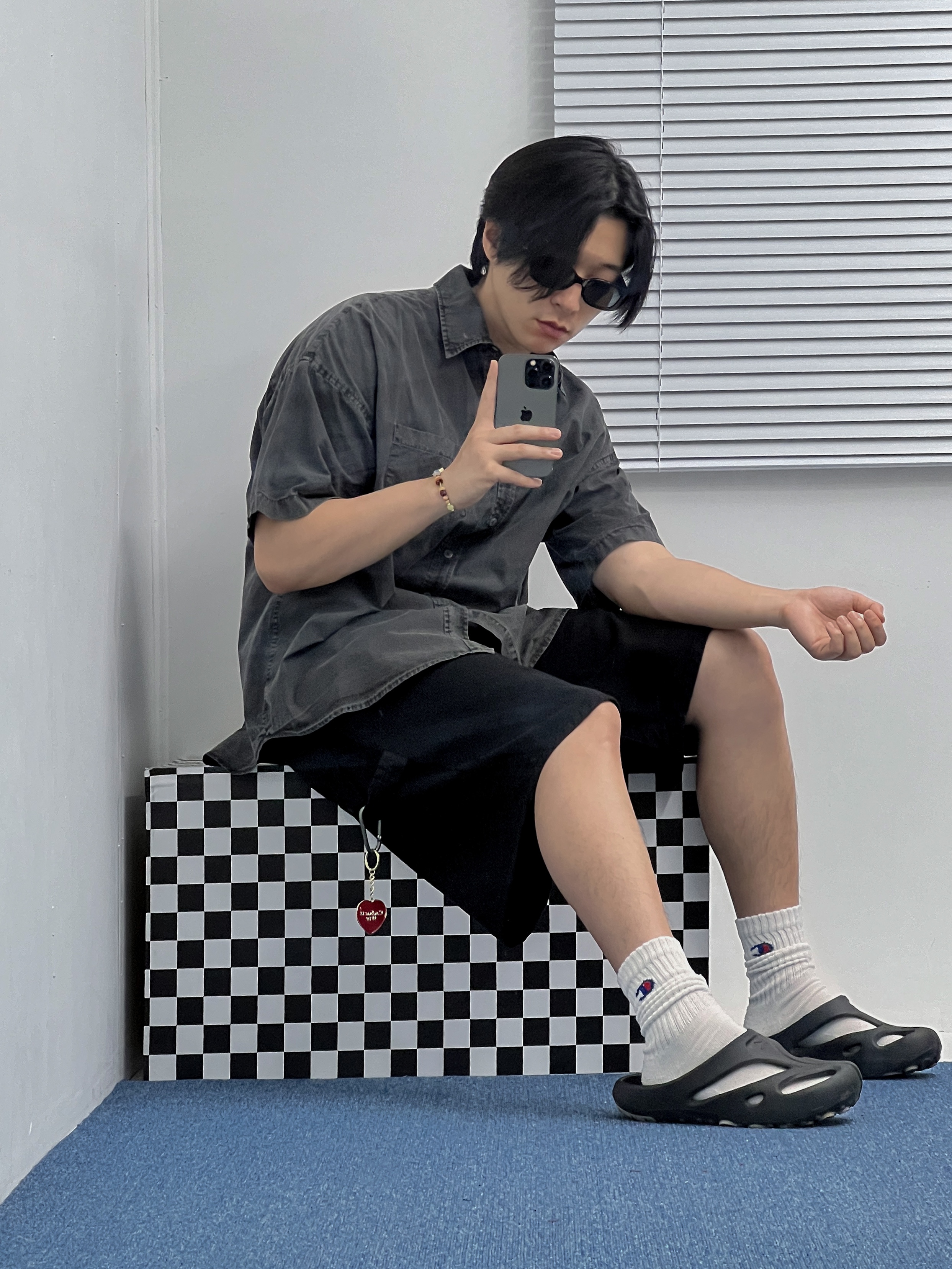 Keen Shanti Black Dawn Blue 착용 스타일 - 2
