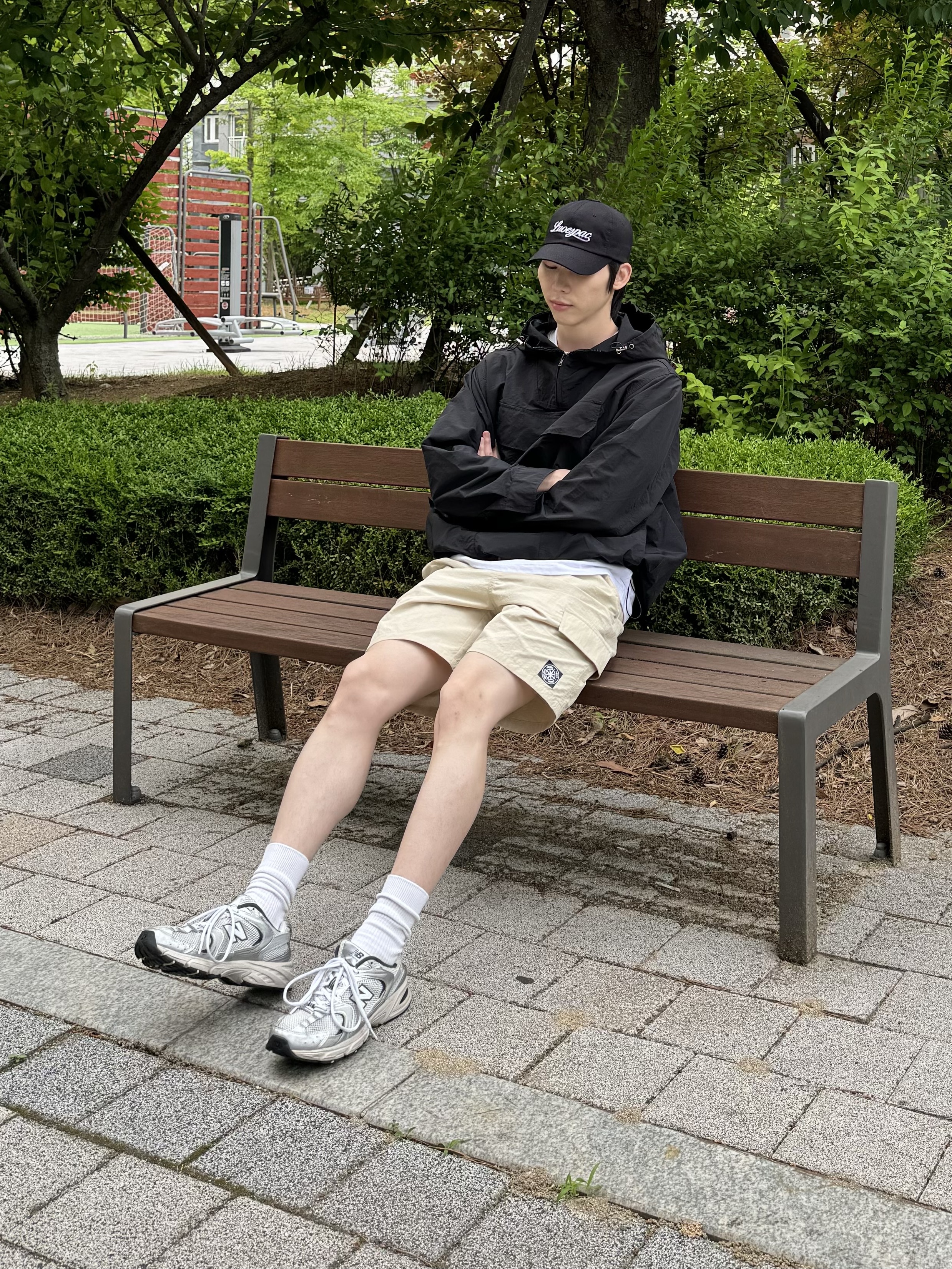 New Balance 530 Steel Grey 착용 스타일 - 3