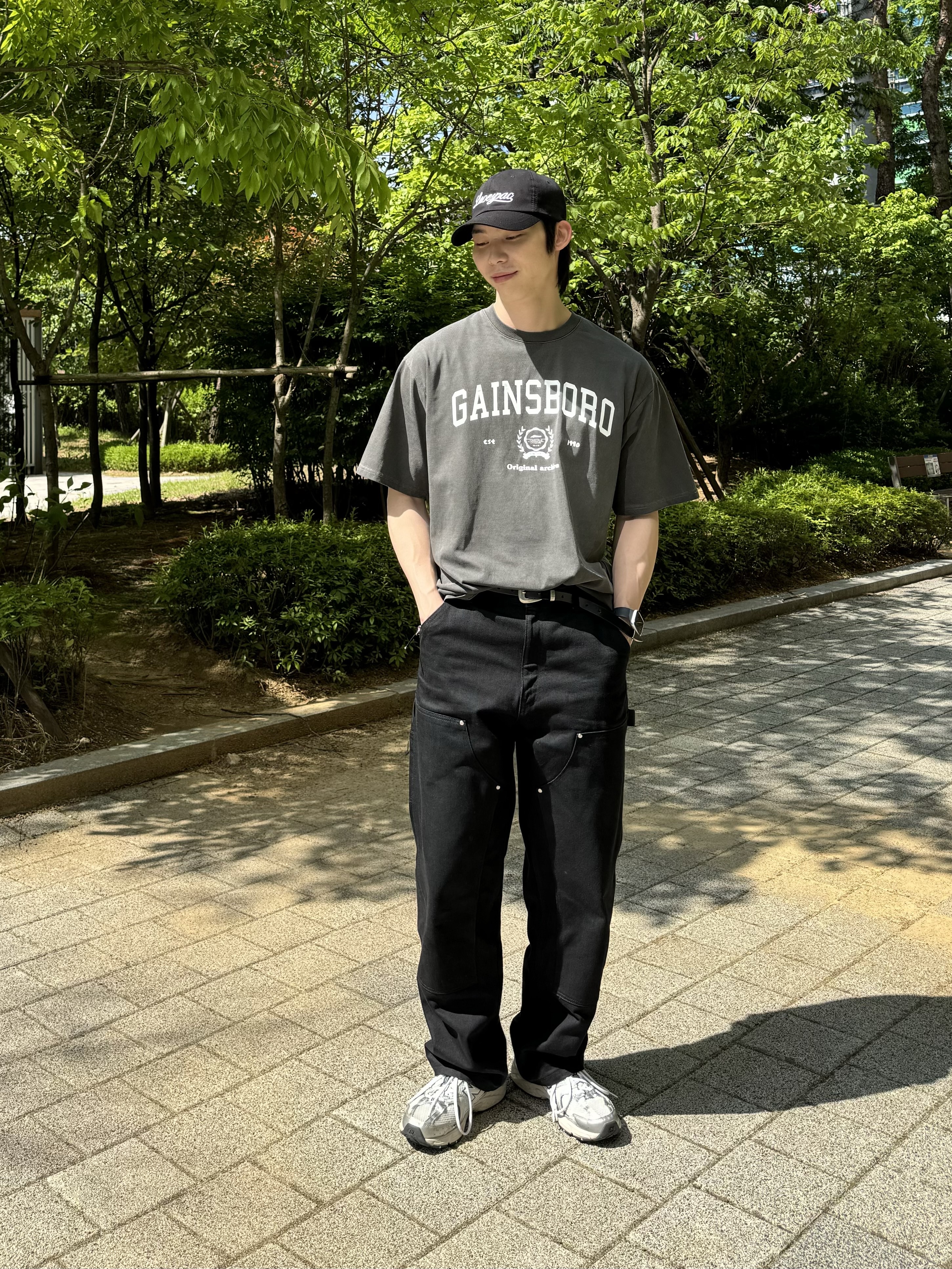New Balance 530 Steel Grey 착용 스타일 - 2