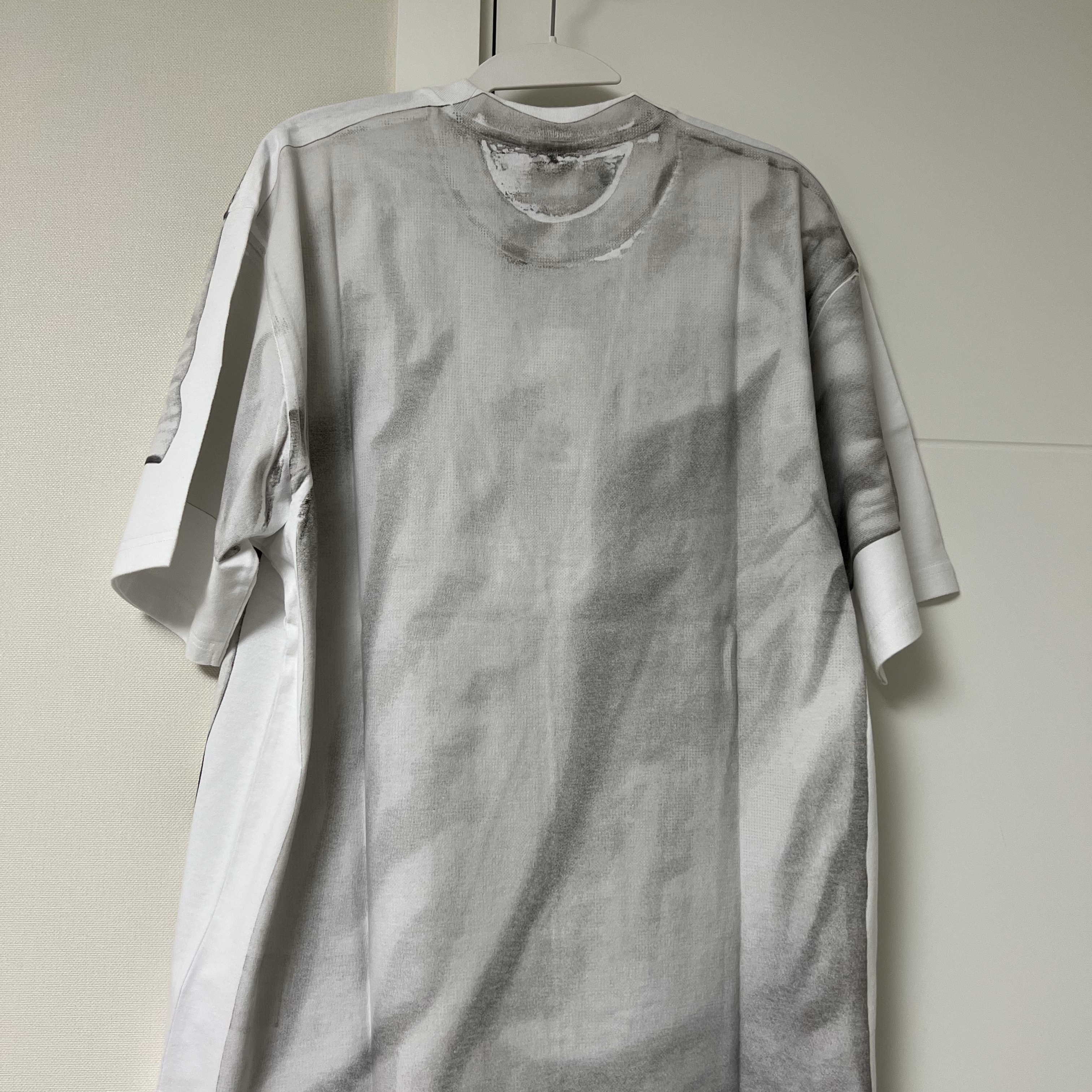 Supreme x MM6 Maison Margiela Box Logo T-Shirt White - 24SS 착용 스타일 - 2