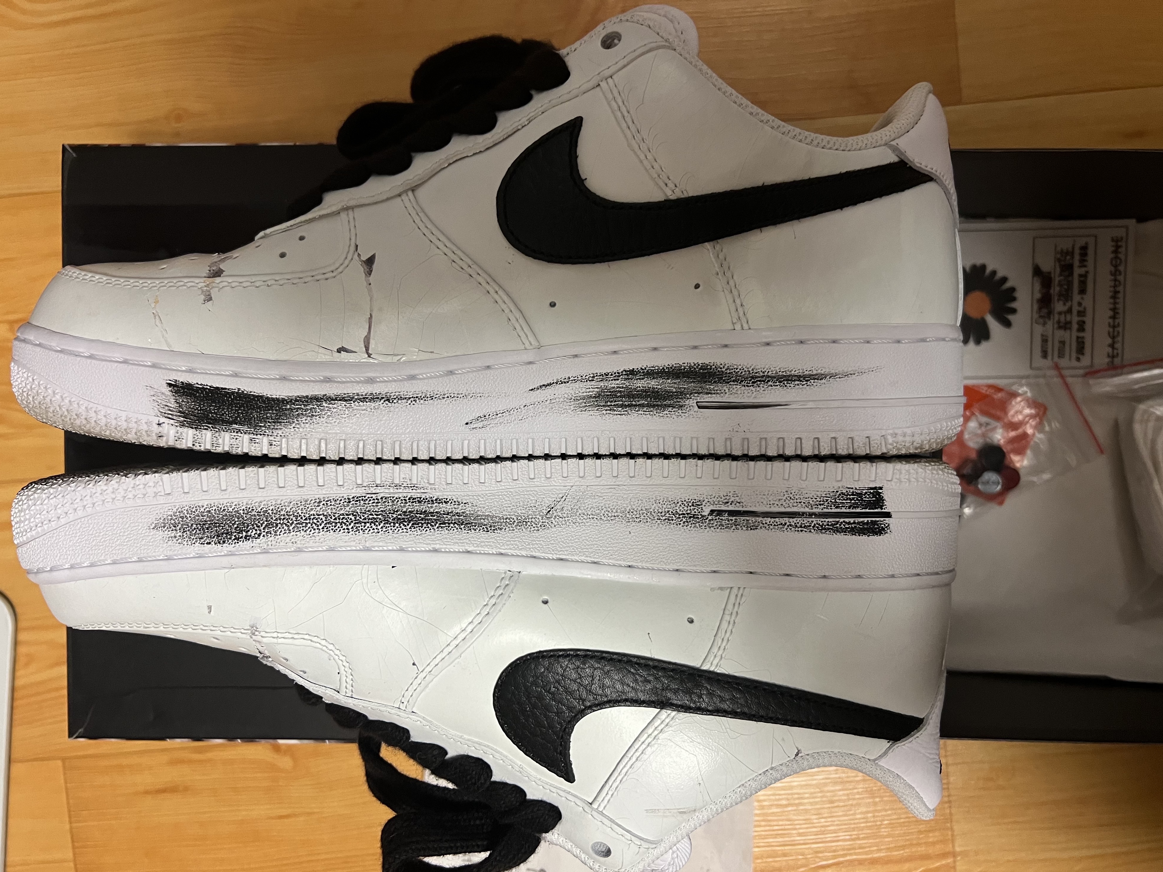 Nike x Peaceminusone Air Force 1 Low Para-Noise 2.0 착용 스타일
