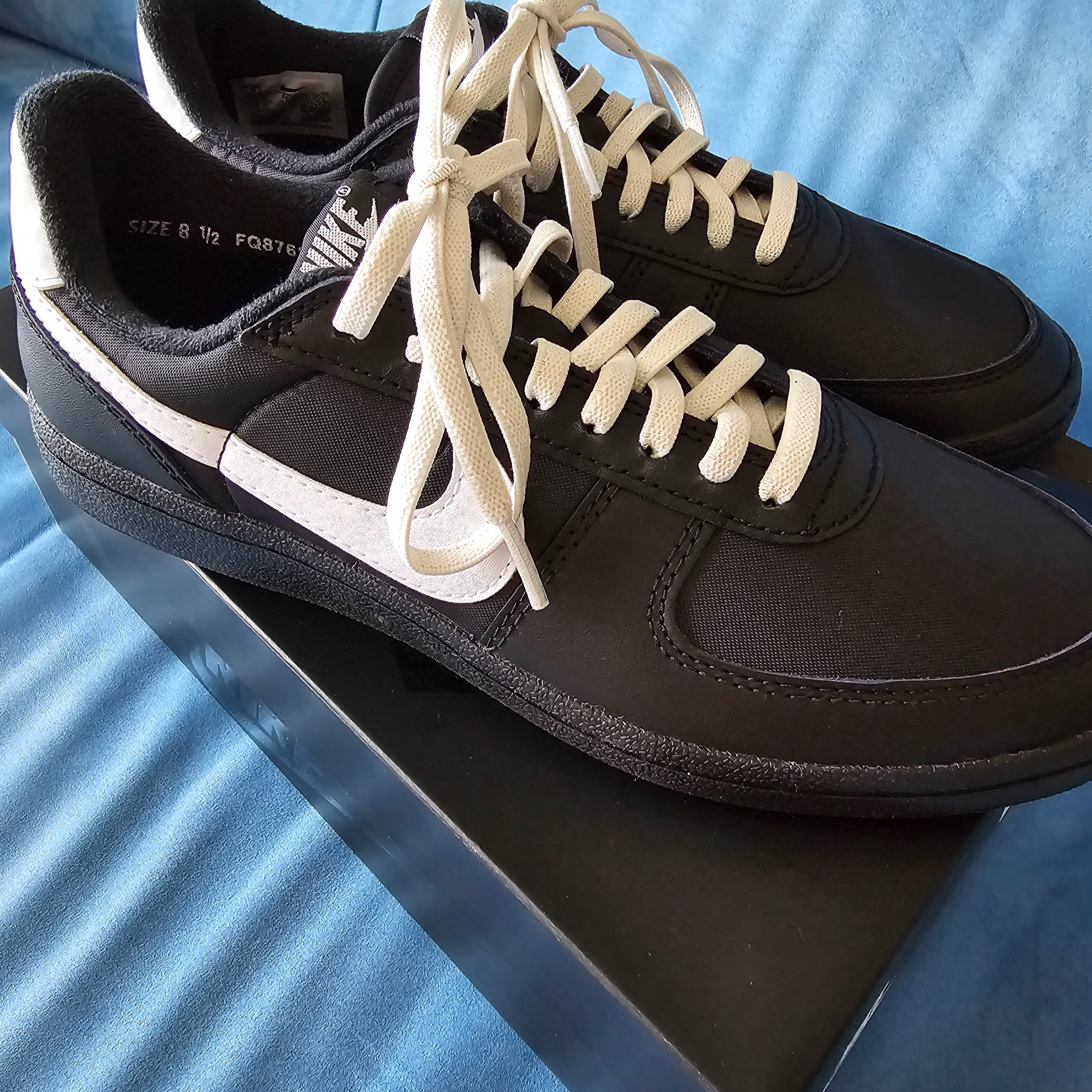 Nike Field General 82 SP Black and White 착용 스타일 - 4