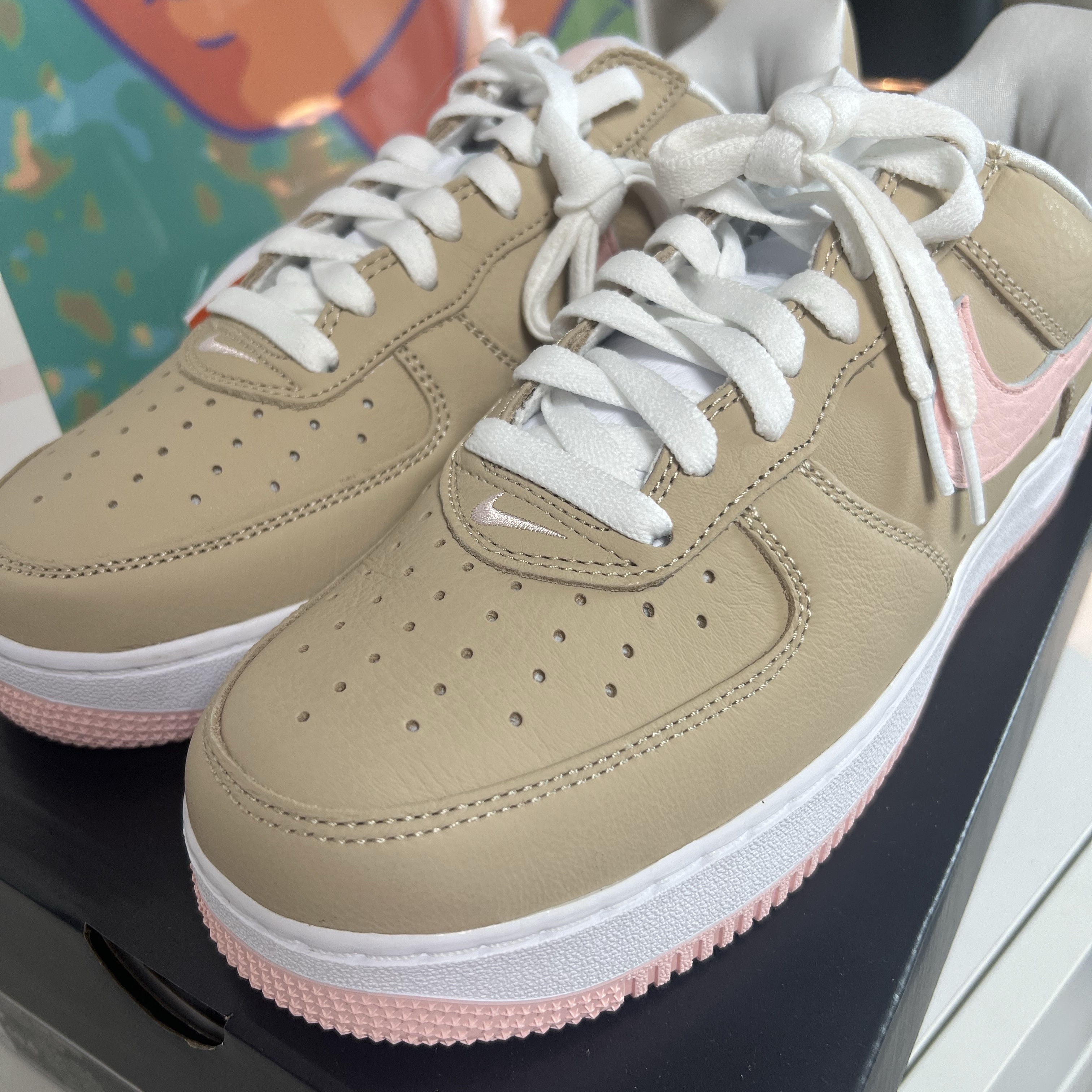 Nike Air Force 1 Low Linen 2024 착용 스타일 - 1