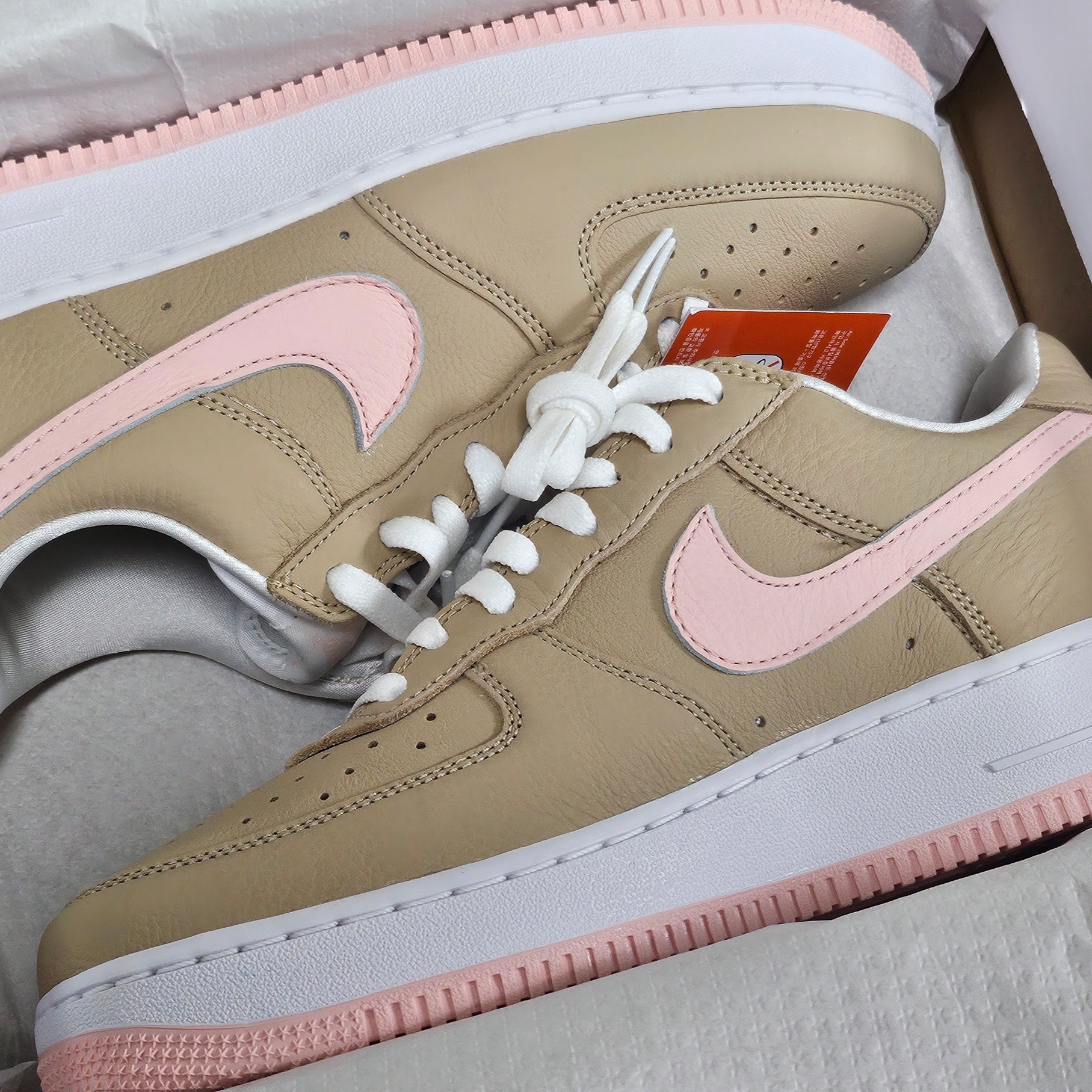 Nike Air Force 1 Low Linen 2024 착용 스타일 - 2