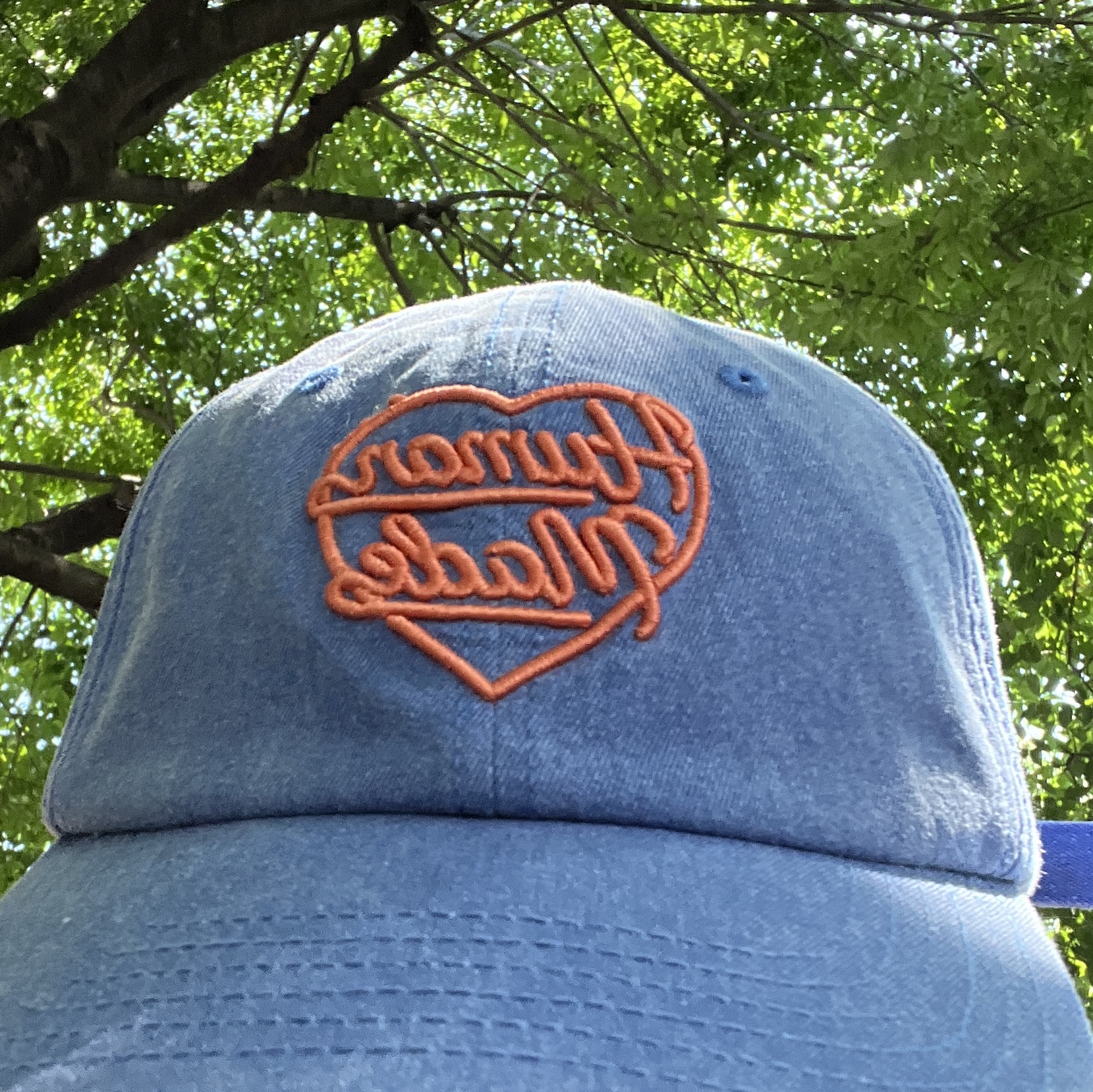 Human Made 6 Panel Cap #1 Blue, (W) Haag A Birthday T-Shirt Nudie Pink 착용 스타일 - 2