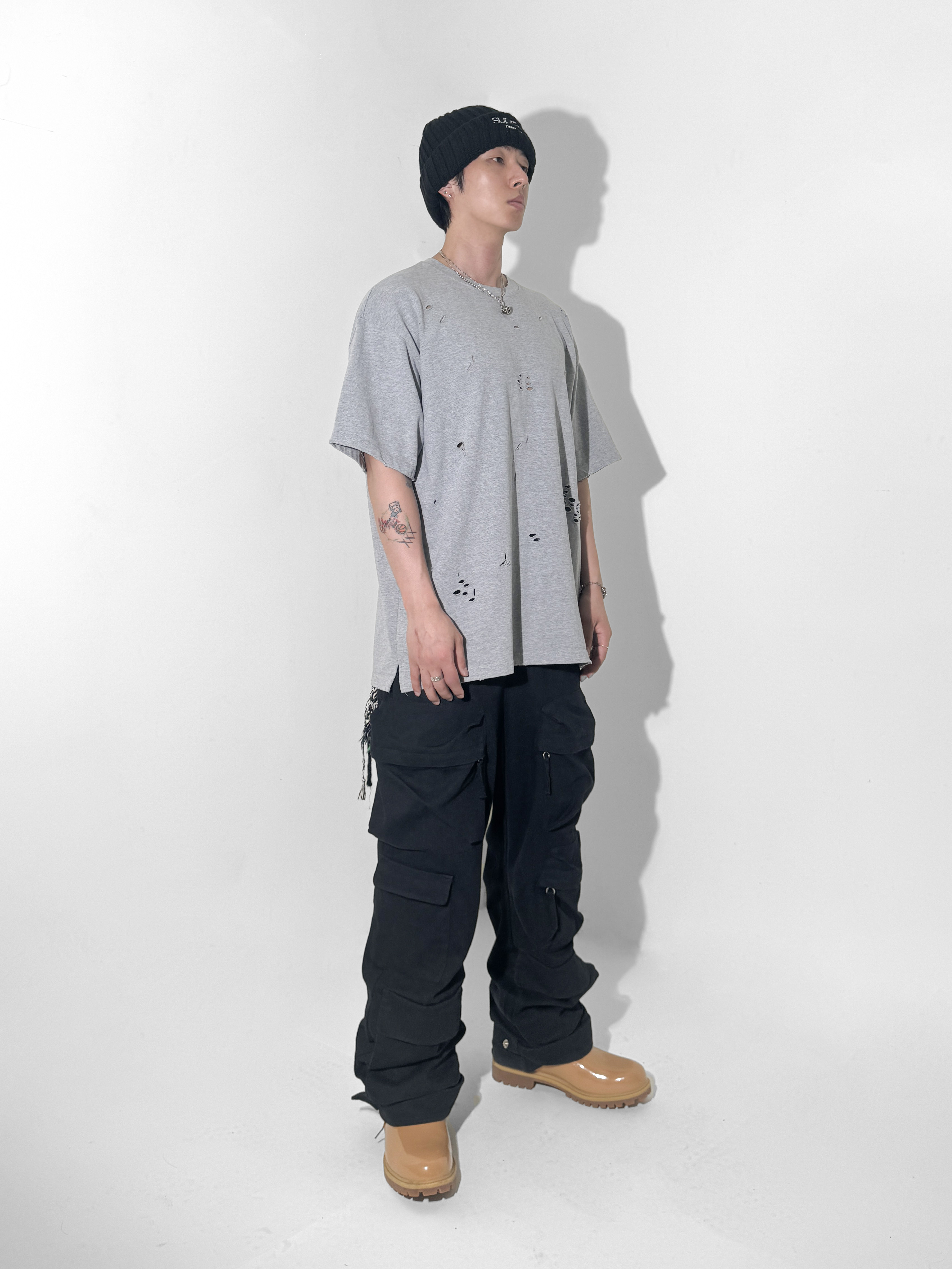 New Balance ML610T Pink Moon - D Standard, Undermycar Death Eaters Vintage Washed T-Shirt Fiesta - 23FW 착용 스타일 - 8