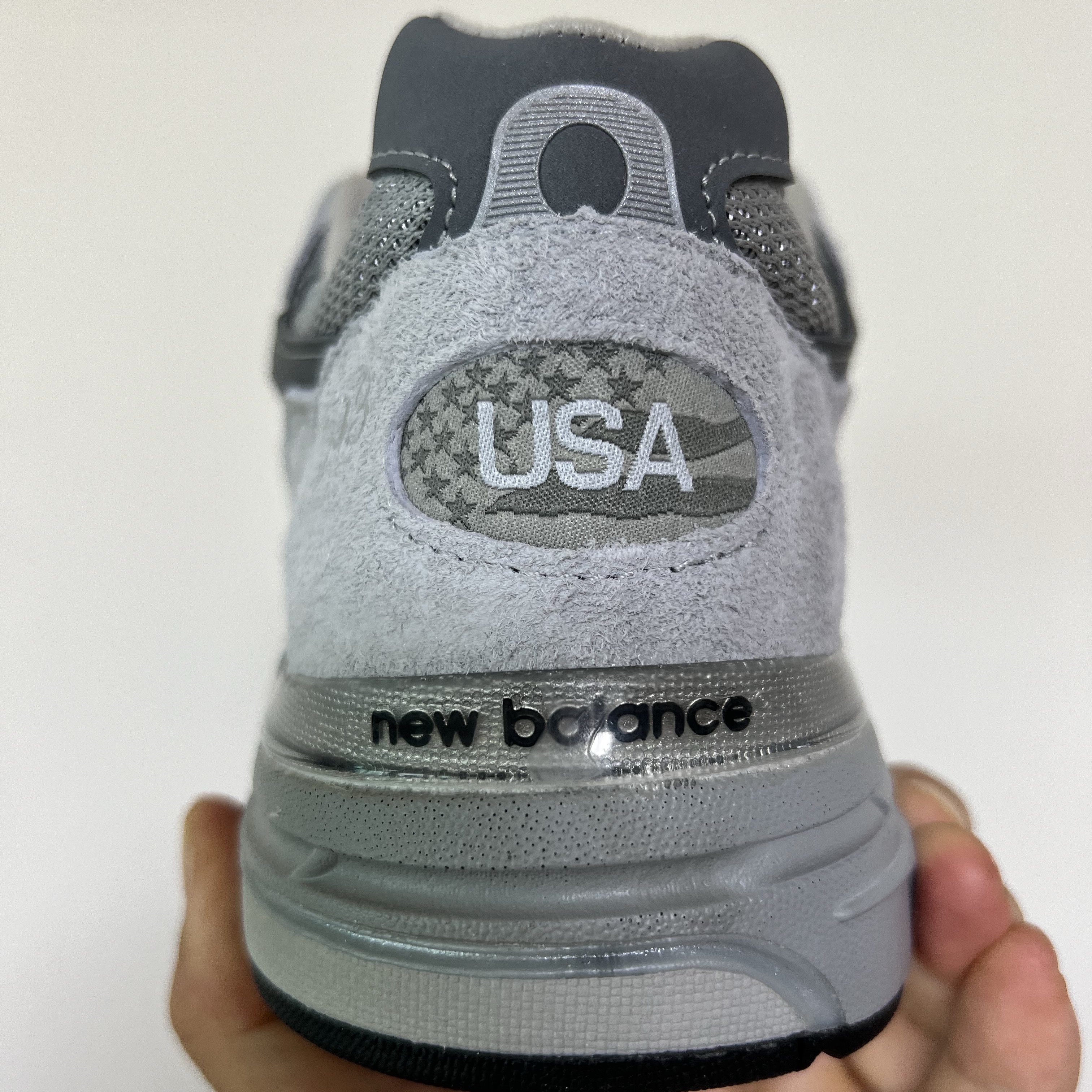 New Balance 993 Made in USA Grey - D Standard 착용 스타일 - 3