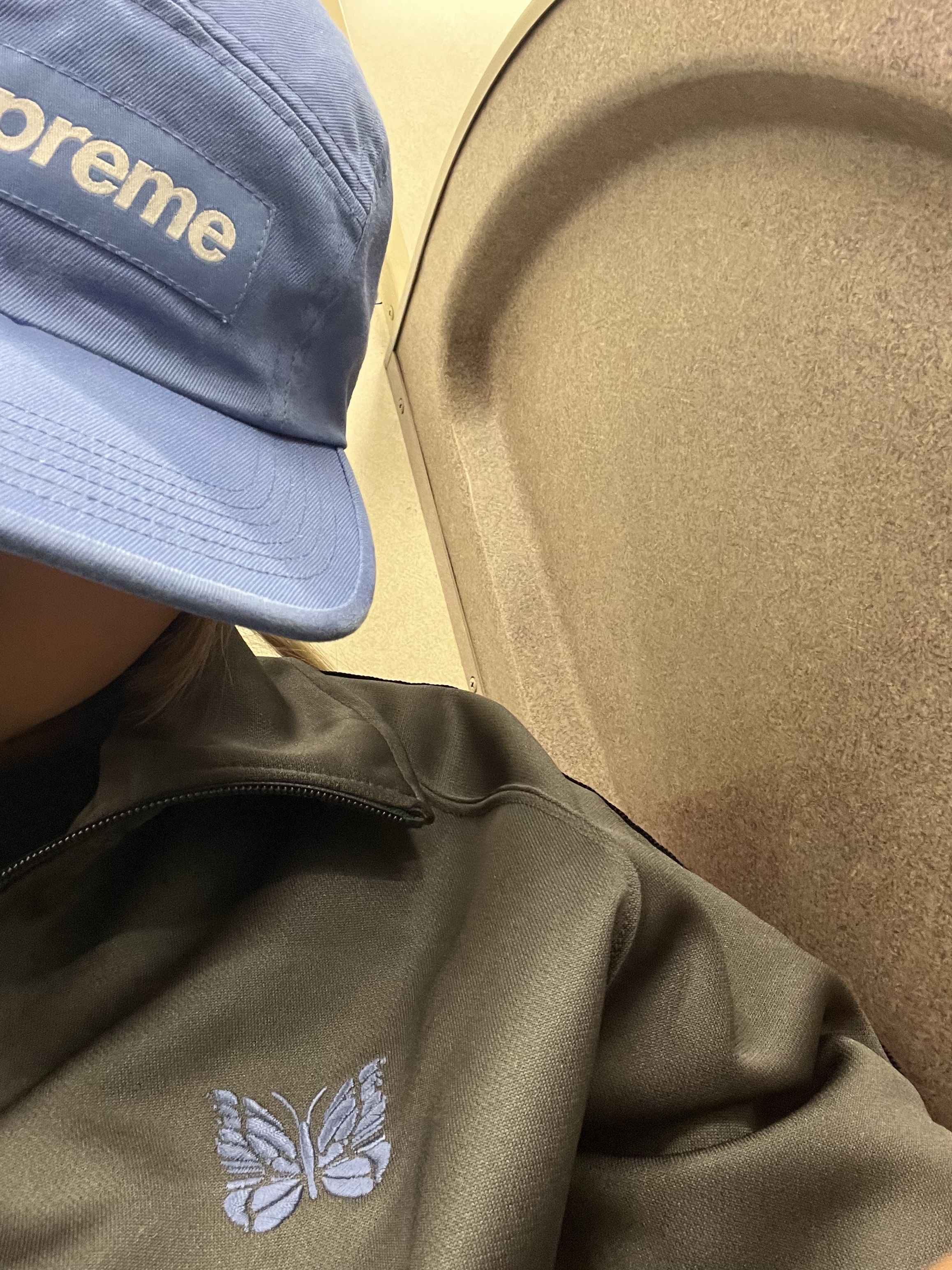 Supreme Washed Chino Twill Camp Cap Light Royal - 24SS, (W) Nike Air Force 1 '07 WB Flax Wheat 착용 스타일 - 1