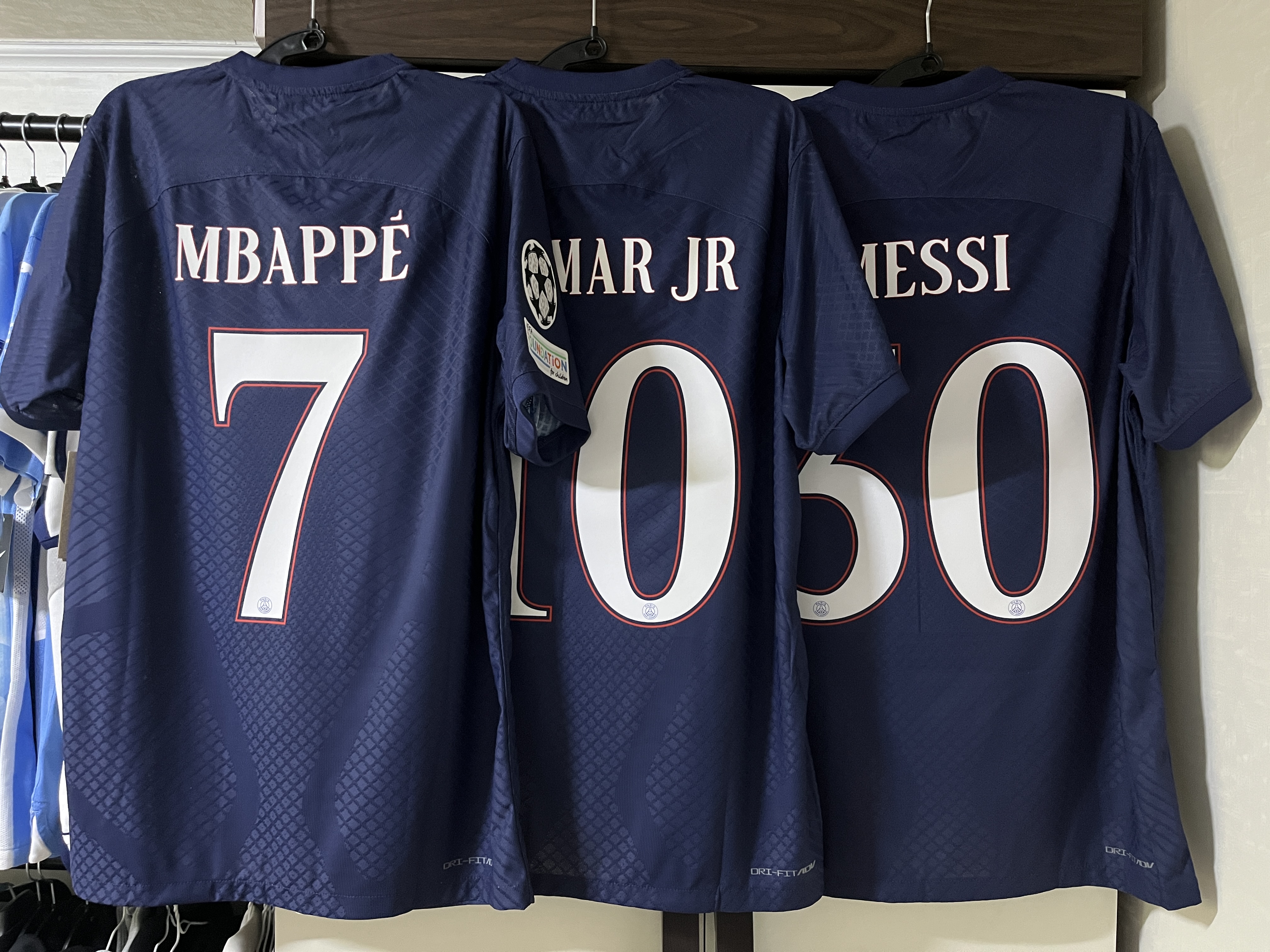 Nike Paris Saint-Germain 2022/23 Dri-Fit ADV Match Home SS Jersey Midnight Navy - US/EU (Non Marking Ver.), Nike Paris Saint-Germain 2022/23 Dri-Fit Stadium Home Jersey Midnight Navy (Non Marking Ver.) 착용 스타일 - 2