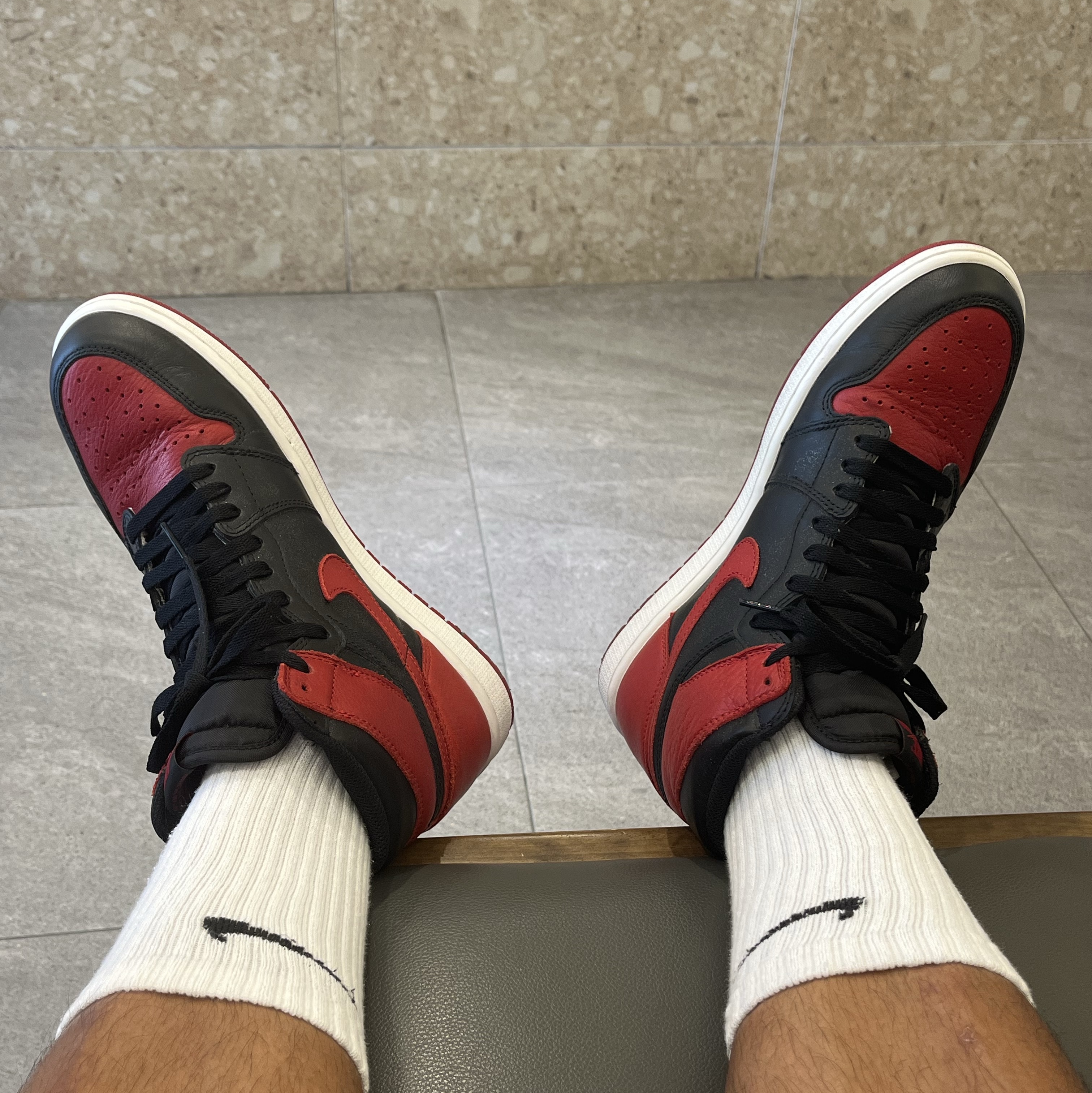 Jordan 1 Retro High OG Bred Banned 2016 착용 스타일