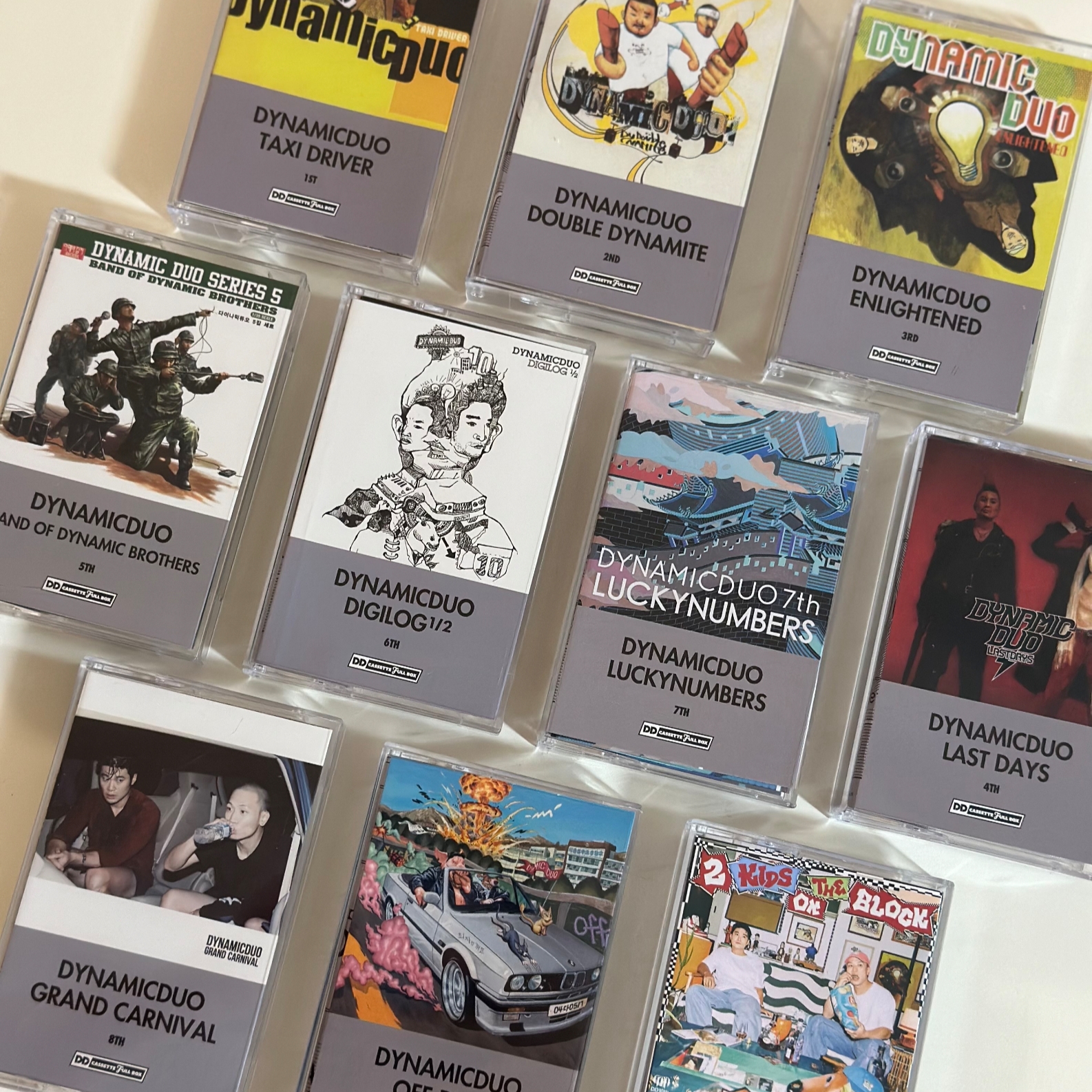 Dynamicduo Cassette Tape Full Box 착용 스타일 - 1