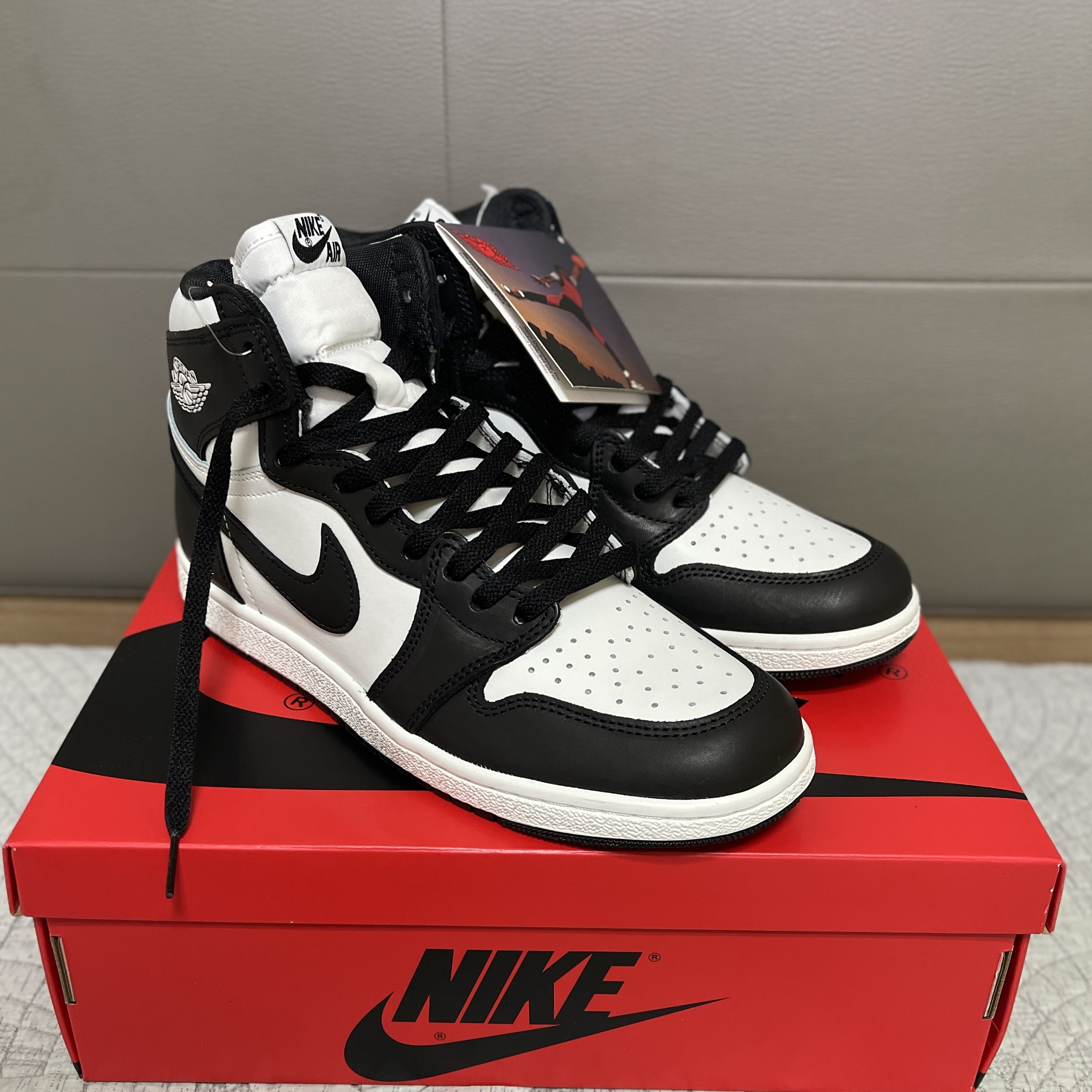 Jordan 1 High 85 Black White 착용 스타일 - 1