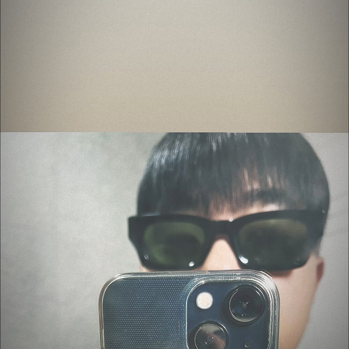 Stussy Vincent Sunglasses Black Green Lens 착용 스타일