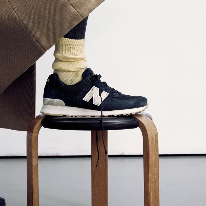 New Balance 574 Worn By Anyone Grey - D Standard, New Balance x Pottery 574 Premium Soft Grey 착용 스타일 - 3
