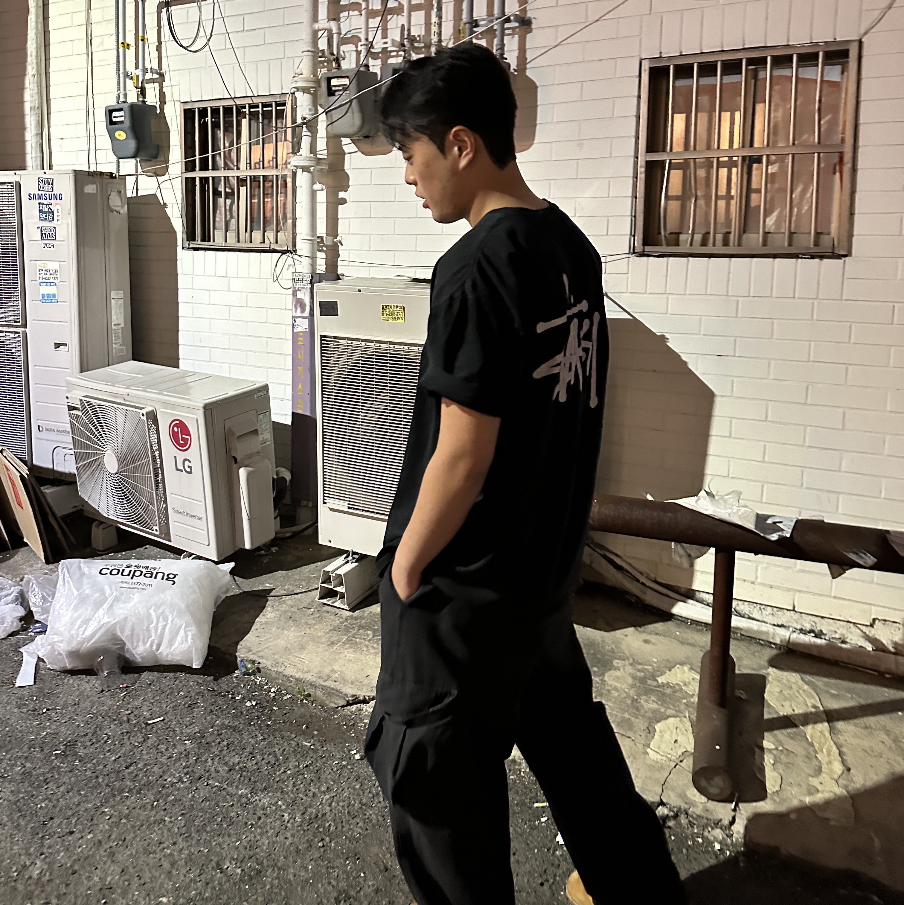 Stussy Basic Stussy Pigment Dyed T-Shirt Black 2024, Timberland Premium 6 inch Waterproof Boot Wheat Nubuck - Wide 착용 스타일 - 3