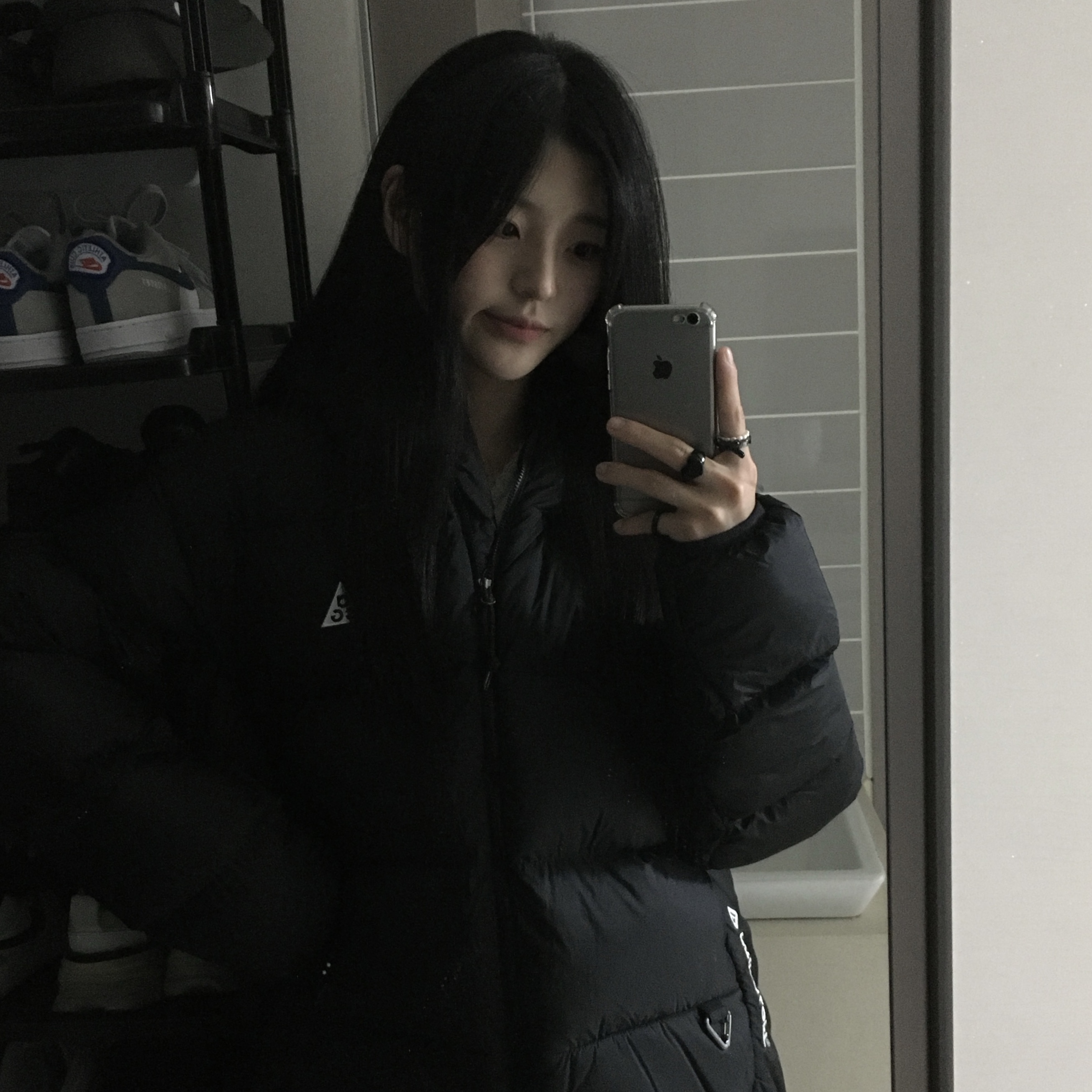 Nike ACG Therma-Fit ADV Lunar Lake Puffer Jacket Black - Asia 착용 스타일 - 1