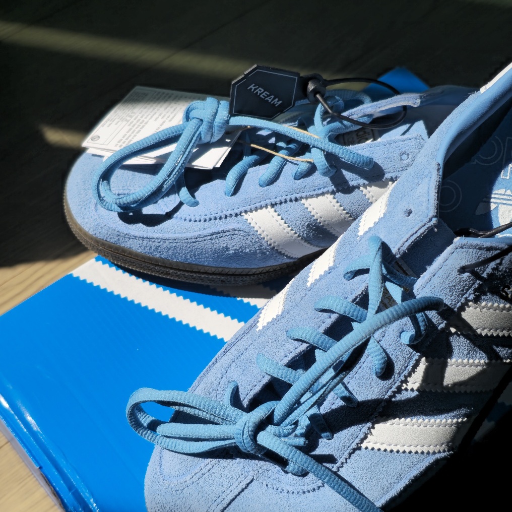 Adidas Spezial Handball Light Blue 착용 스타일 - 3