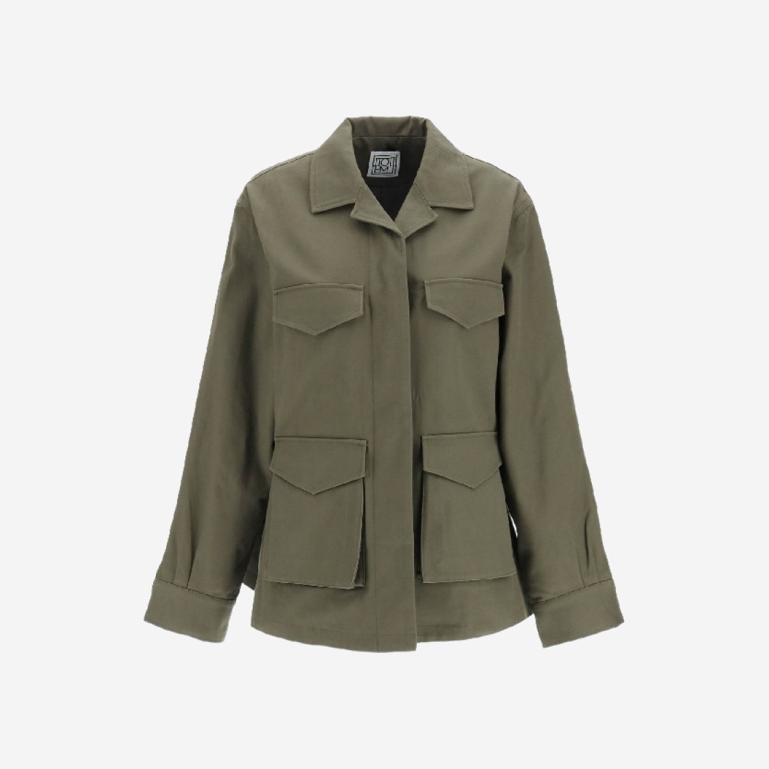 (W) Toteme Army Jacket Khaki Green 상세 이미지 1