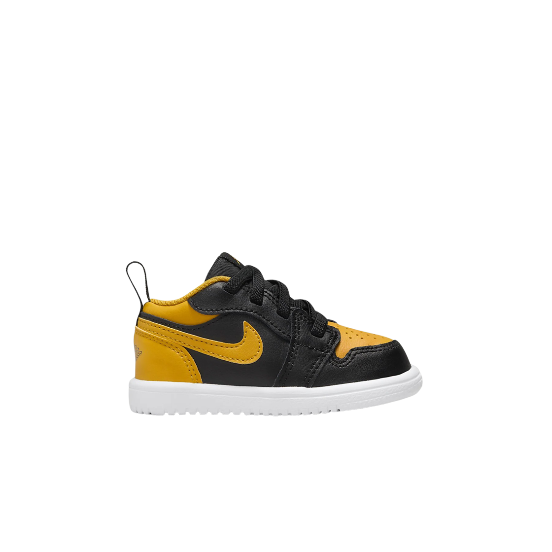 (TD) 조던 1 로우 Alt 블랙 옐로우 오커((TD) Jordan 1 Low Alt Black Yellow Ochre)