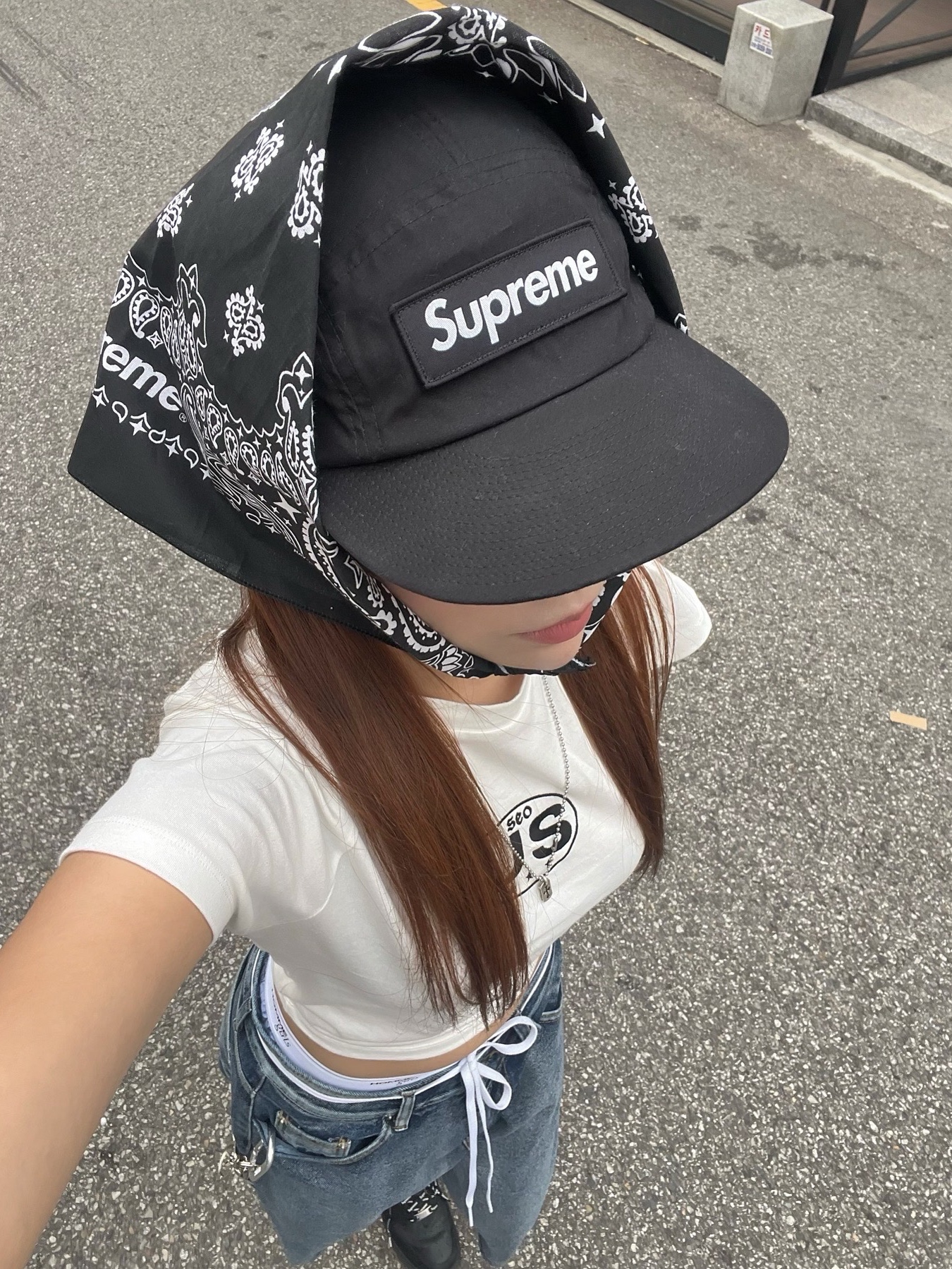 Nike x Supreme Air Force 1 Low Black, (W) Homme Girls Boxer Shorts Ticking Stripe 착용 스타일