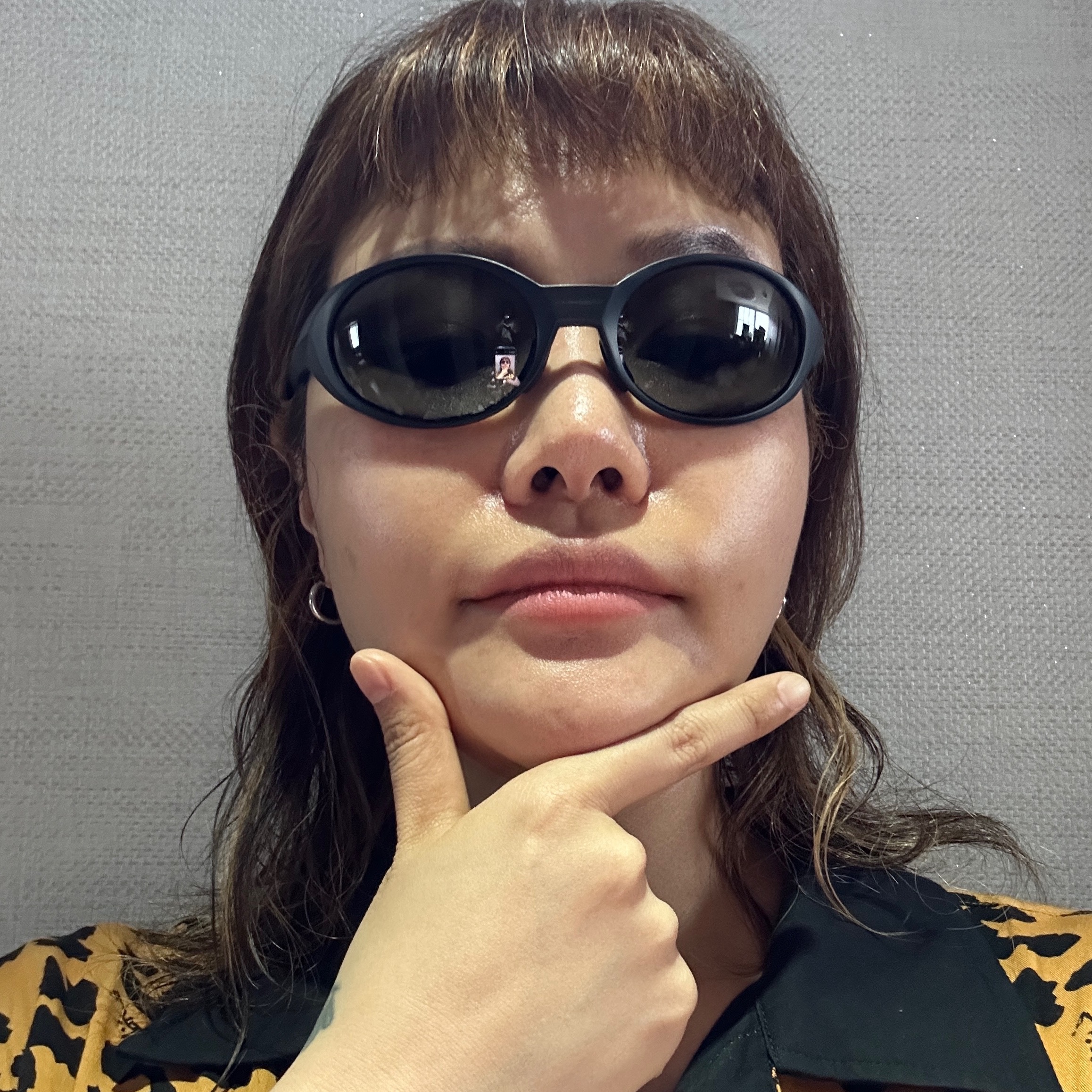 Oakley Eye Jacket Redux Matte Black Frame Prizm Grey Lenses High Bridge Fit 착용 스타일 - 2