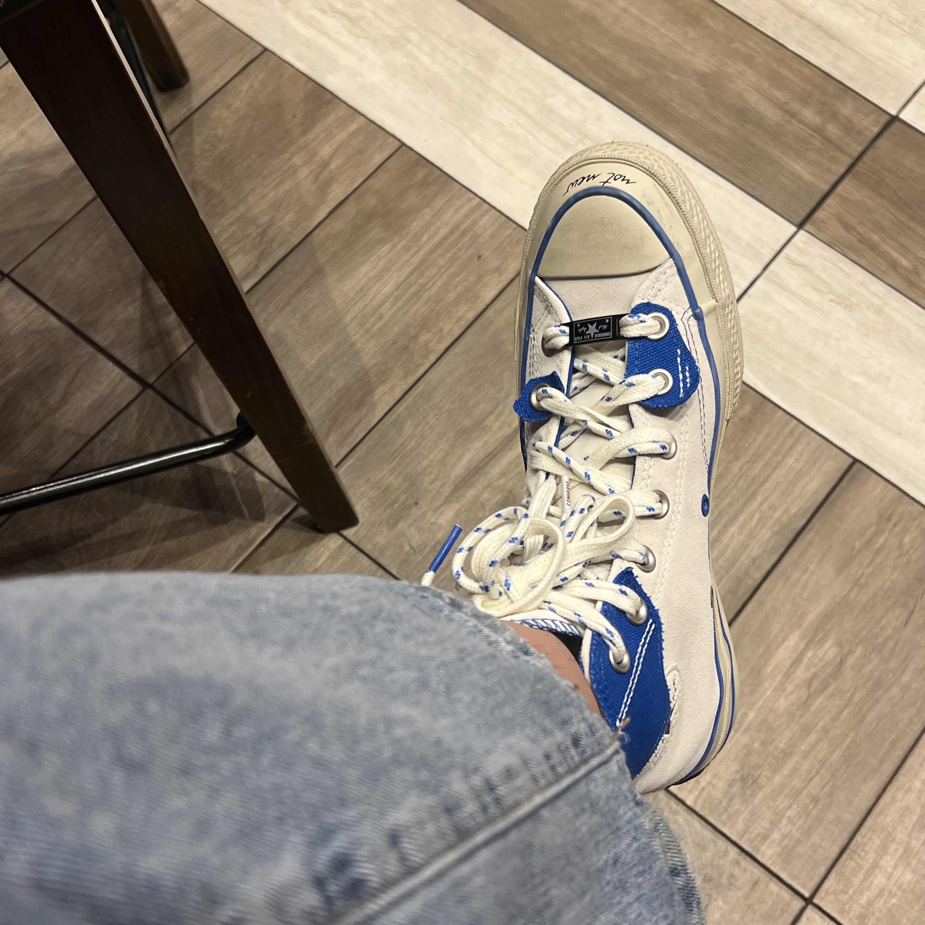 Converse x Ader Error Chuck 70 High White 착용 스타일 - 1