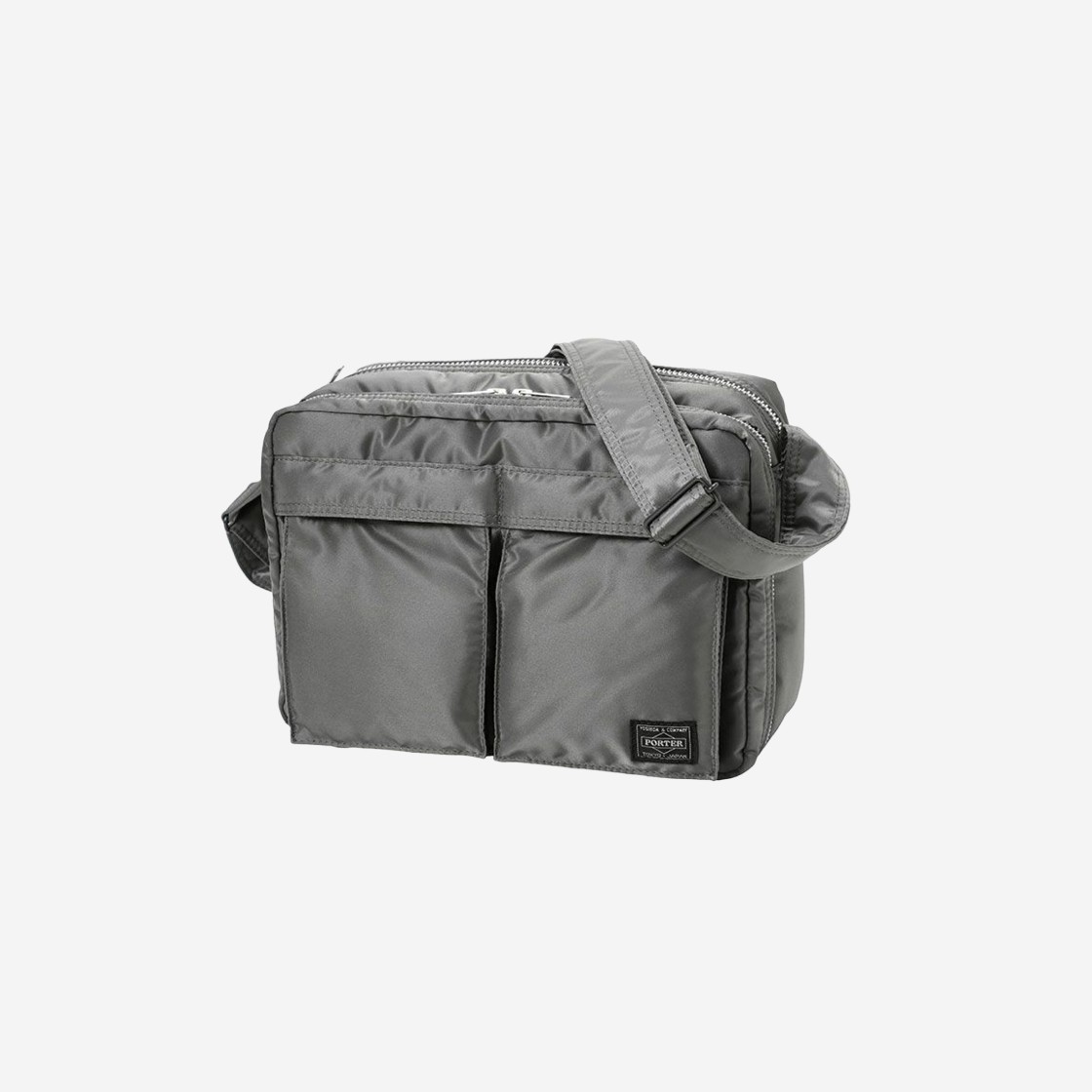 Porter Tanker Shoulder Bag L Silver gray 상세 이미지 1