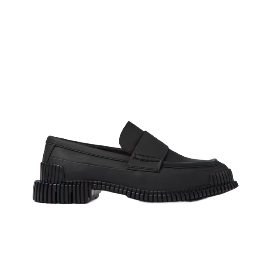 (W) 캠퍼 픽스 레더 로퍼 블랙((W) Camper Pix Leather Loafer Black) - 1