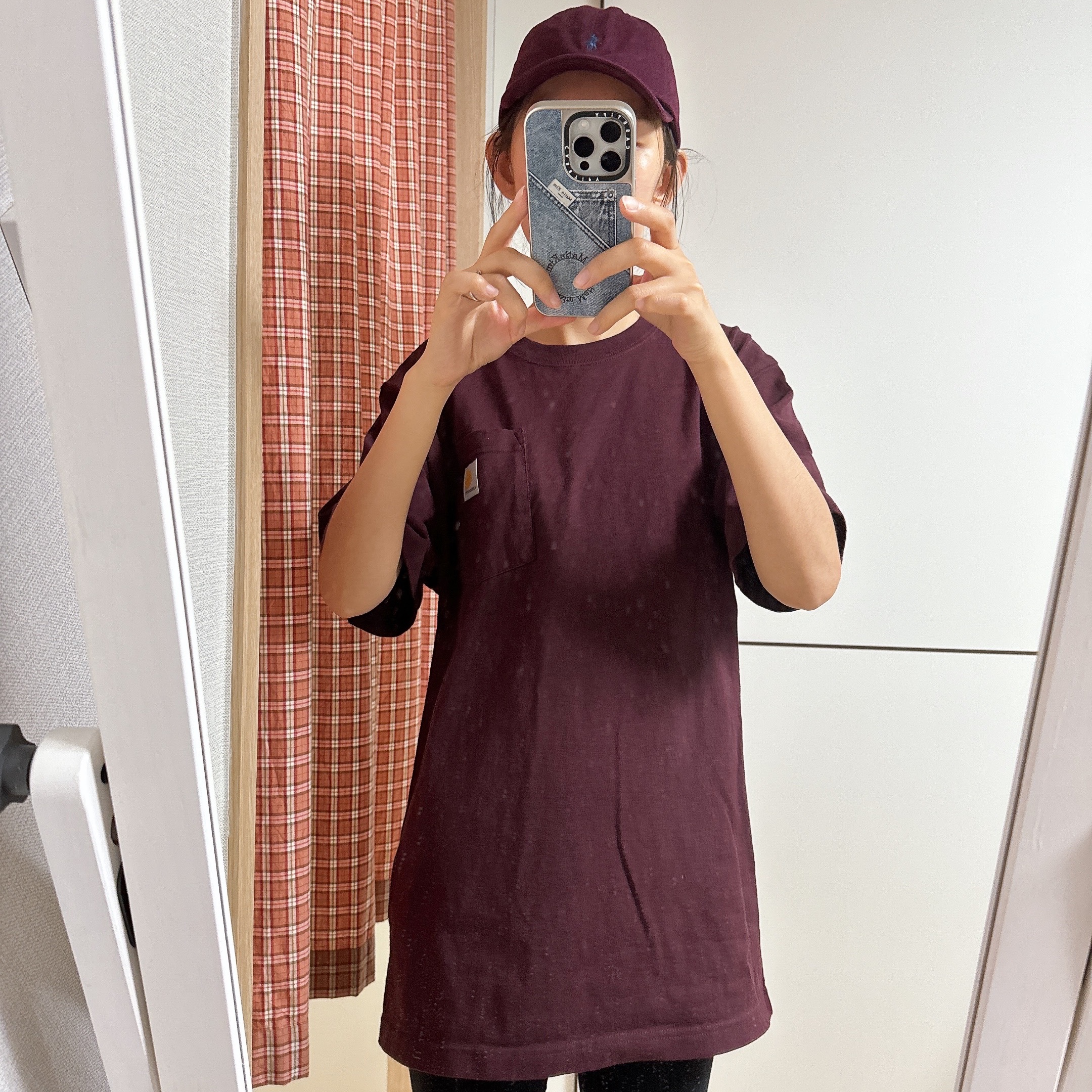 Carhartt Loose Fit Heavyweight Regular Short Sleeve Pocket T-Shirt Port, [30%적립] Polo Ralph Lauren Cotton Chino Ball Cap Red 착용 스타일 - 2