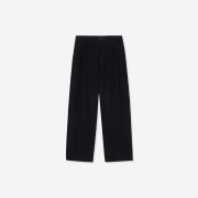 [예약배송] TNGT Kinoshita Semi-wide Fit Seersucker Set-up Pants Black
