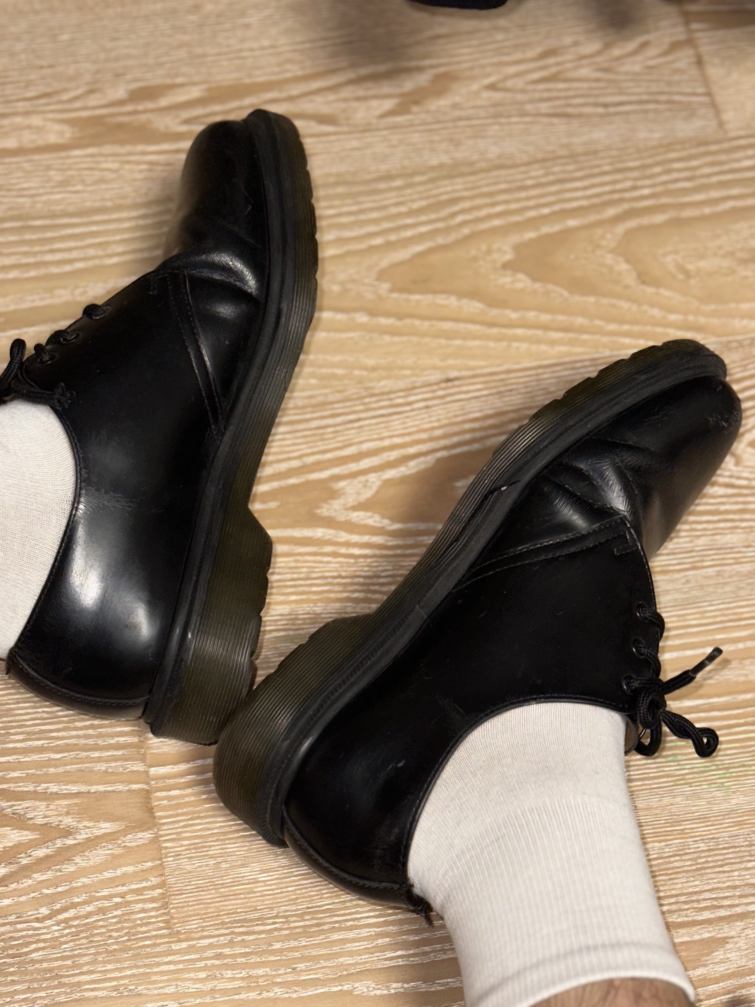 Dr. Martens 1461 Plain Welt Smooth Black, Dr. Martens 1461 Plain Welt Smooth Black 착용 스타일 - 3
