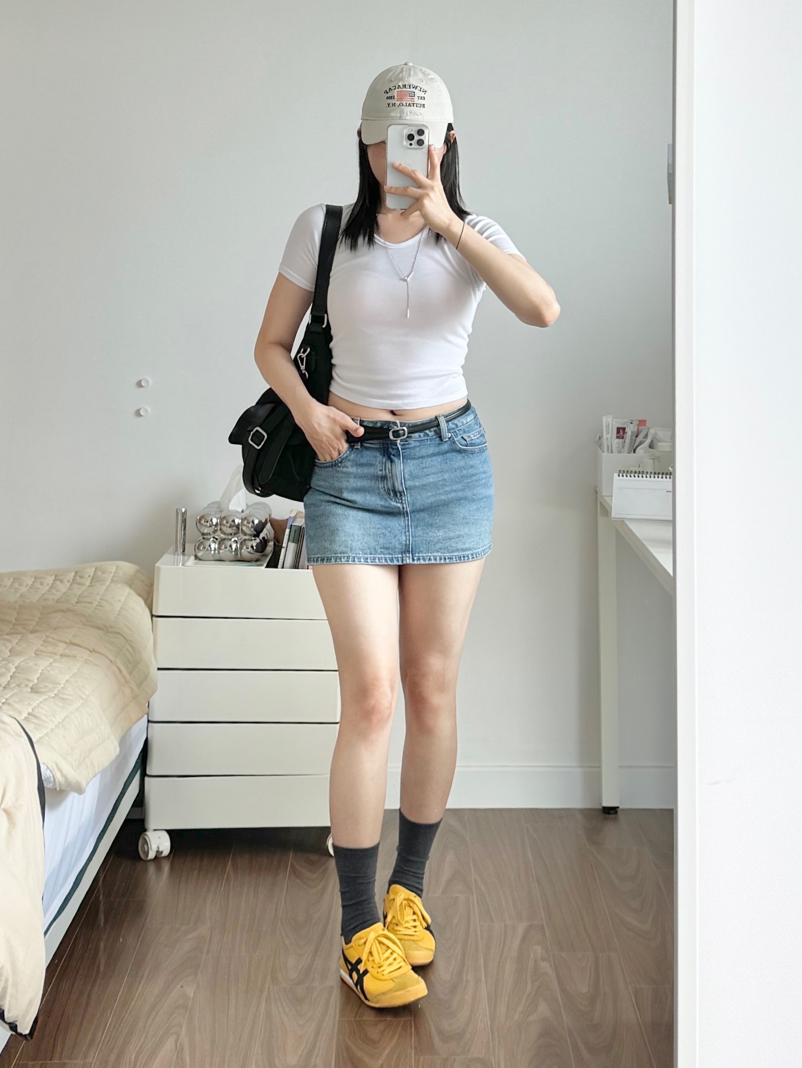 Onitsuka Tiger Mexico 66 Yellow Black 착용 스타일