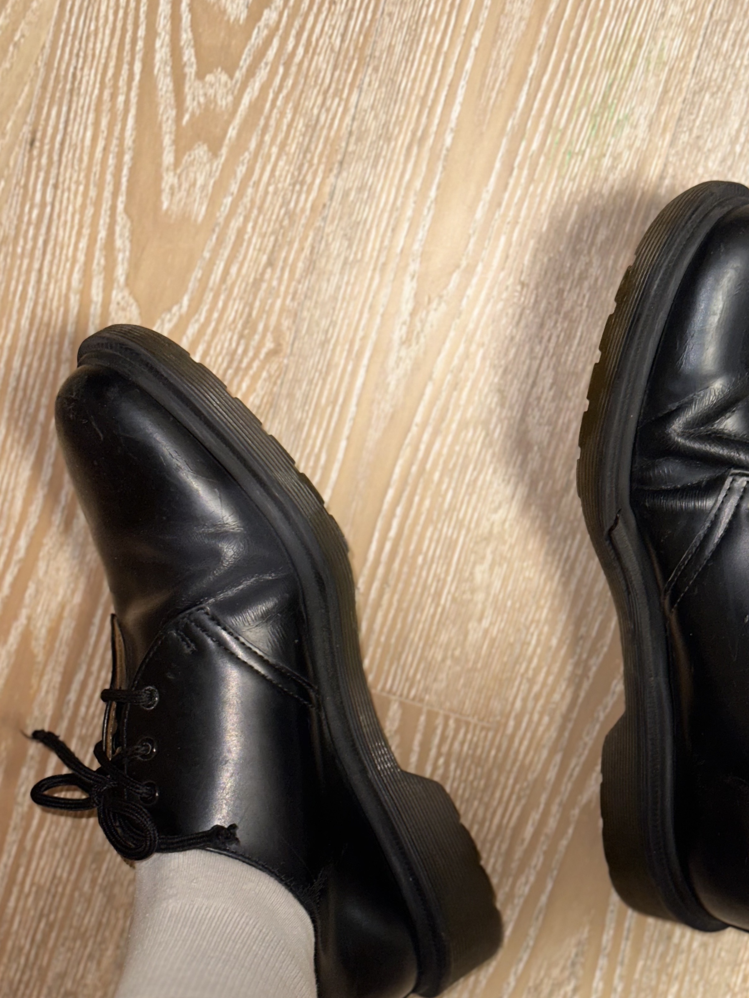 Dr. Martens 1461 Plain Welt Smooth Black, Dr. Martens 1461 Plain Welt Smooth Black 착용 스타일 - 4