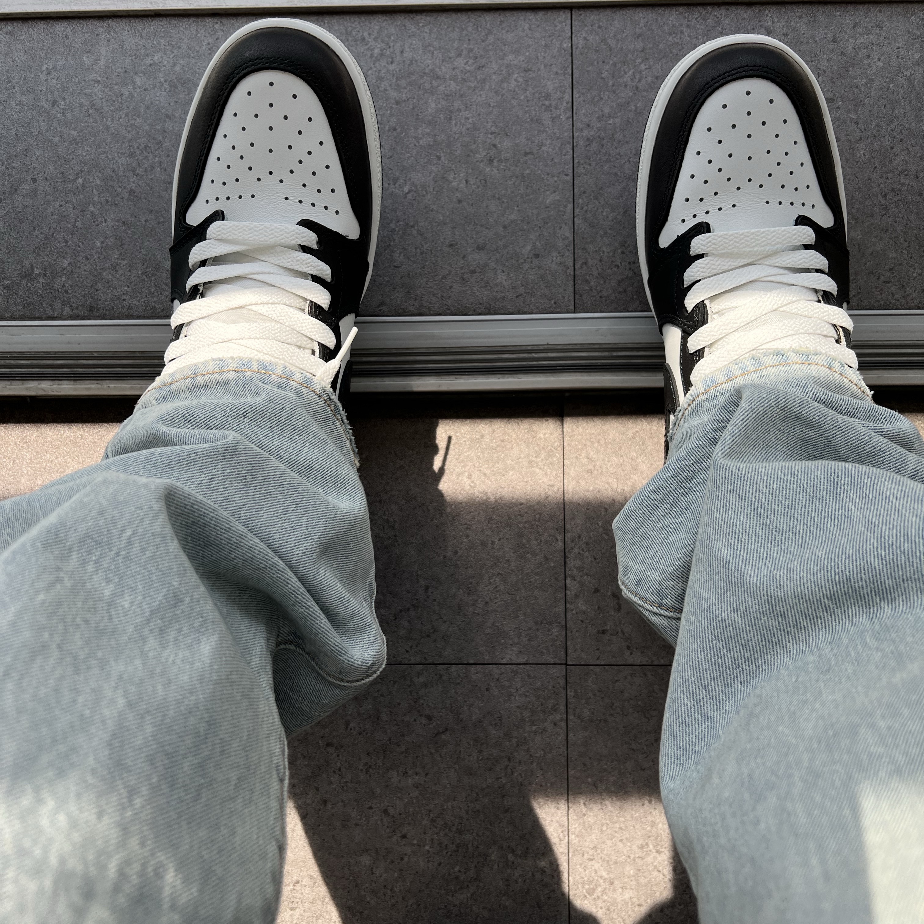 Jordan 1 High 85 Black White 착용 스타일 - 1