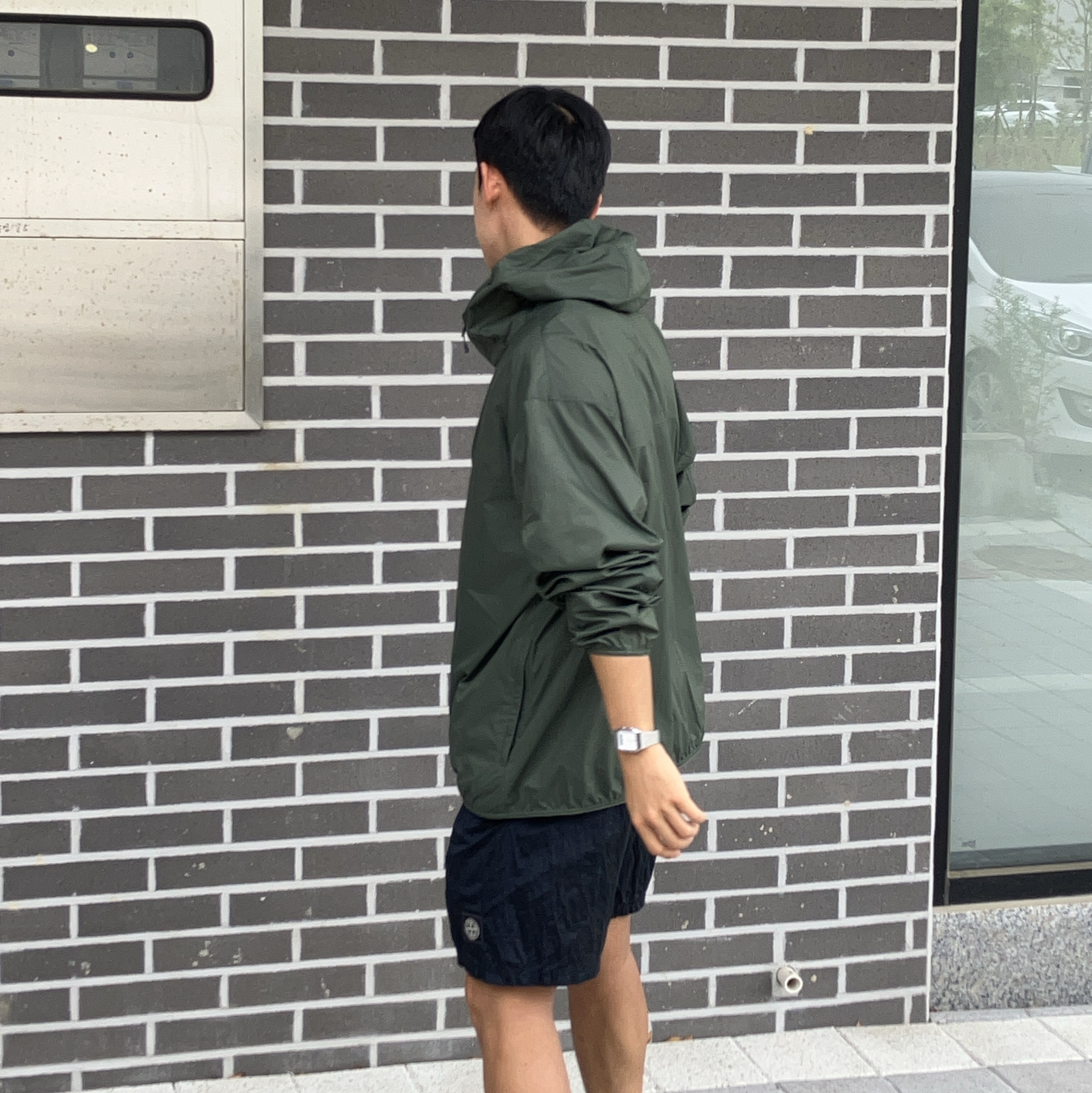 Stone Island B0943 Nylon Metal in Econyl Regenerated Nylon Swimming Trunk Navy Blue - 22FW 착용 스타일 - 4