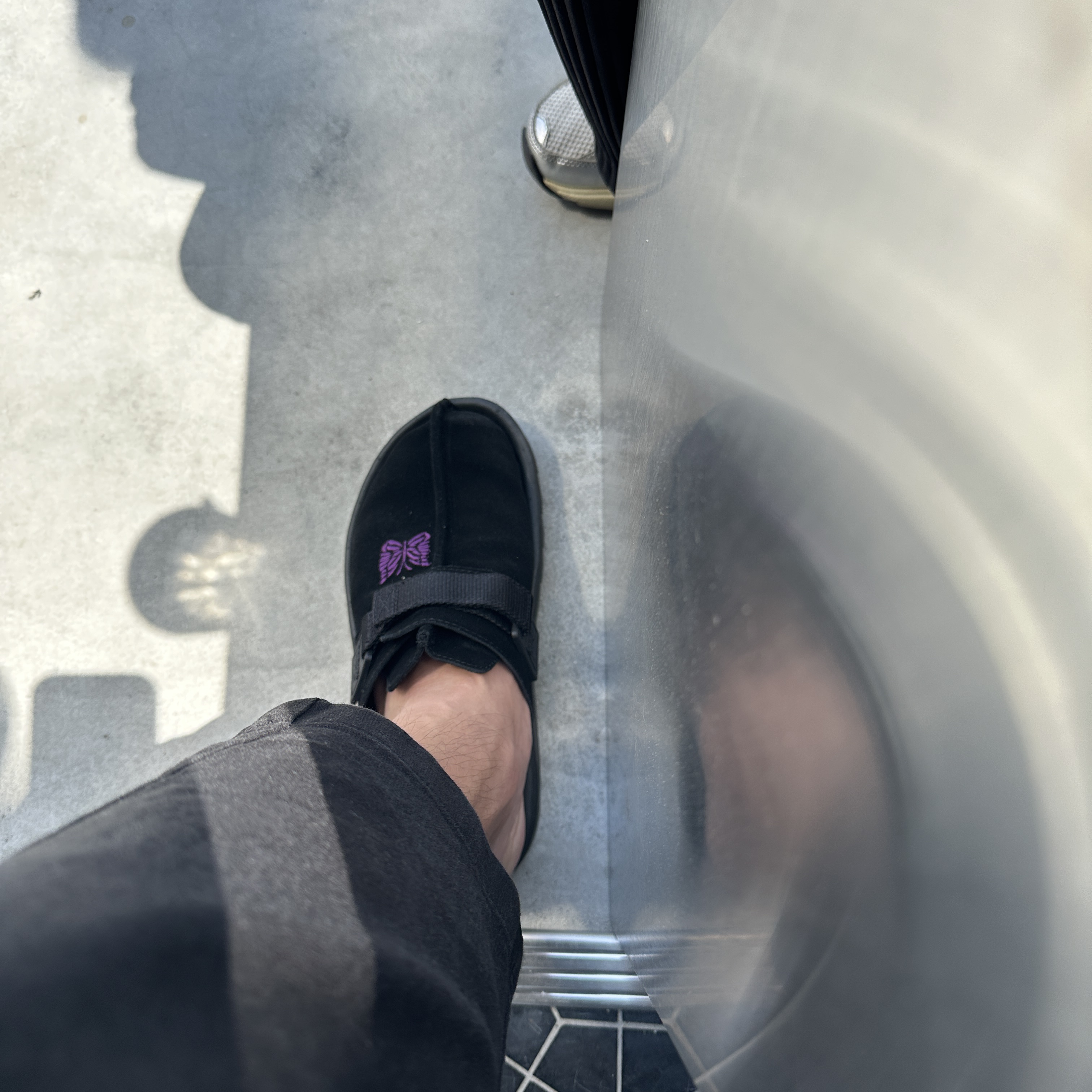 Reebok x Needles Beatnik Black 착용 스타일 - 2
