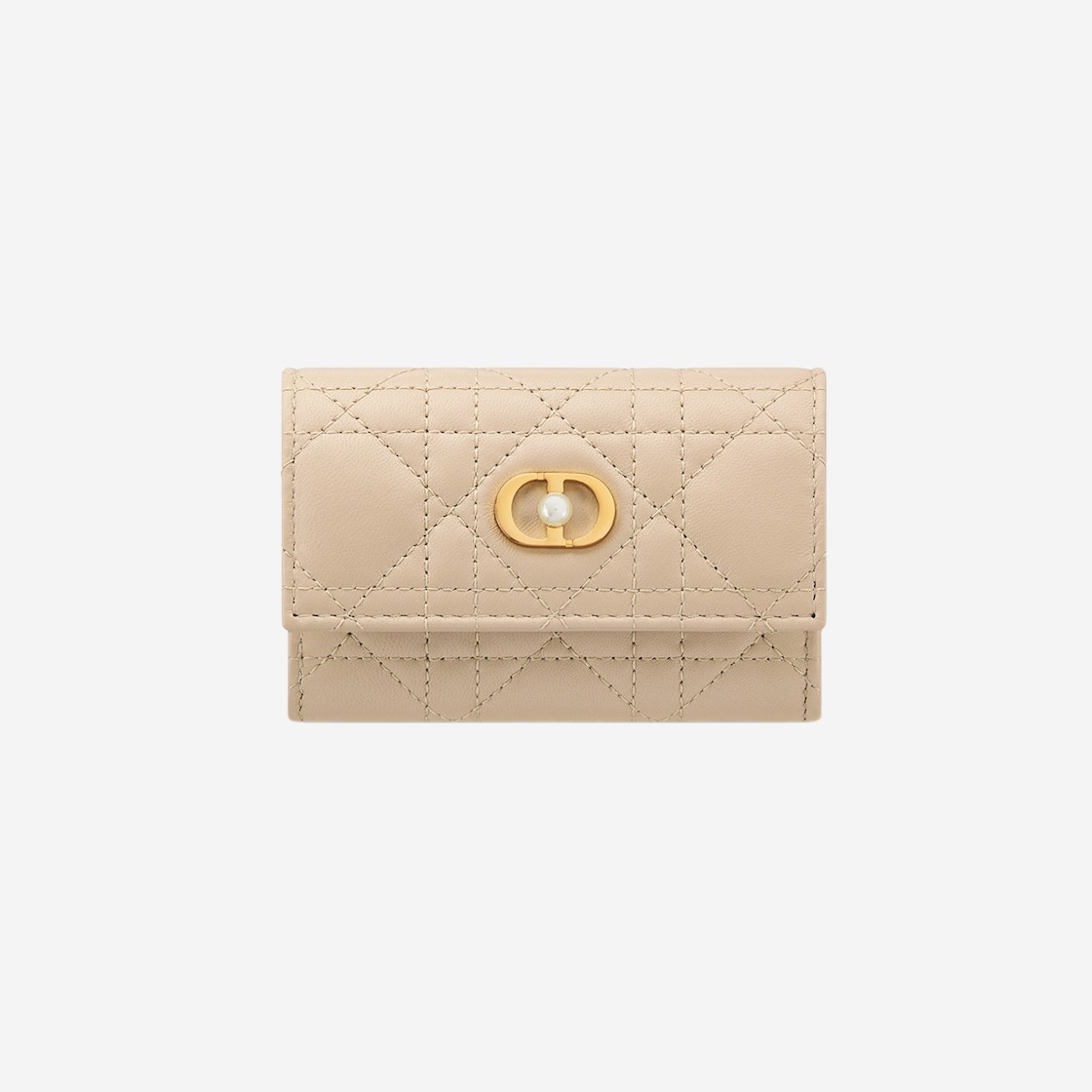 Dior Jolie Glycine Wallet Cannage Lambskin Powder Beige 상세 이미지 1