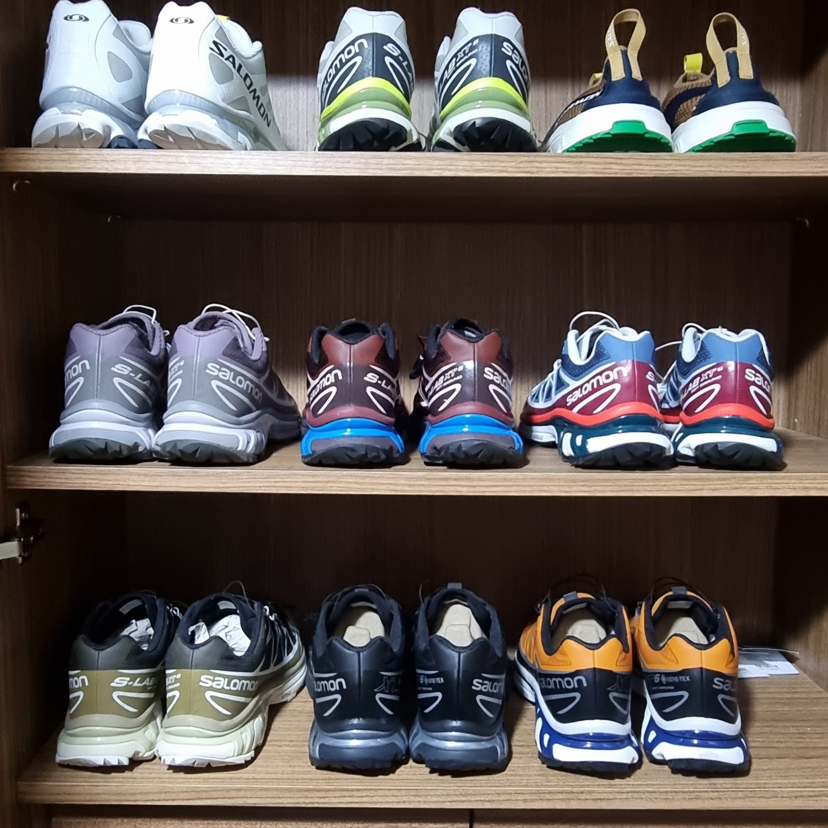 Salomon XT-6 GTX Black Silver, Salomon XT-6 Gore-Tex Utility Marmalade 착용 스타일