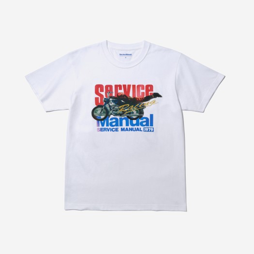 서비스매뉴얼 플라잉 1979 티셔츠 화이트
