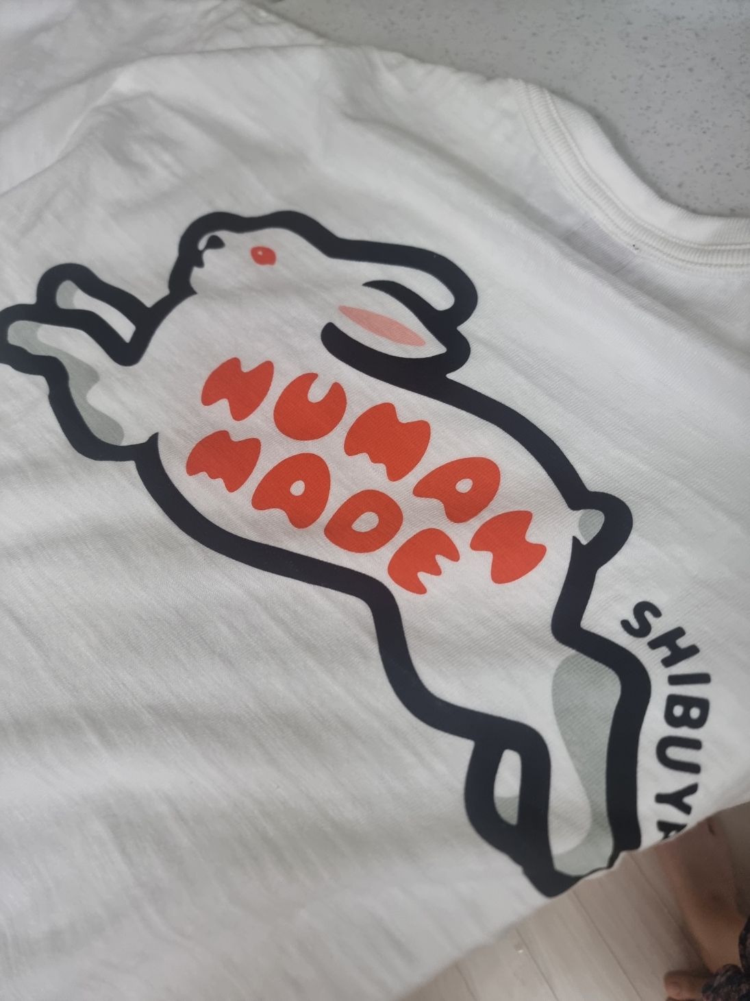 Human Made Pocket T-Shirt White - Shibuya Parco Store Exclusive 착용 스타일